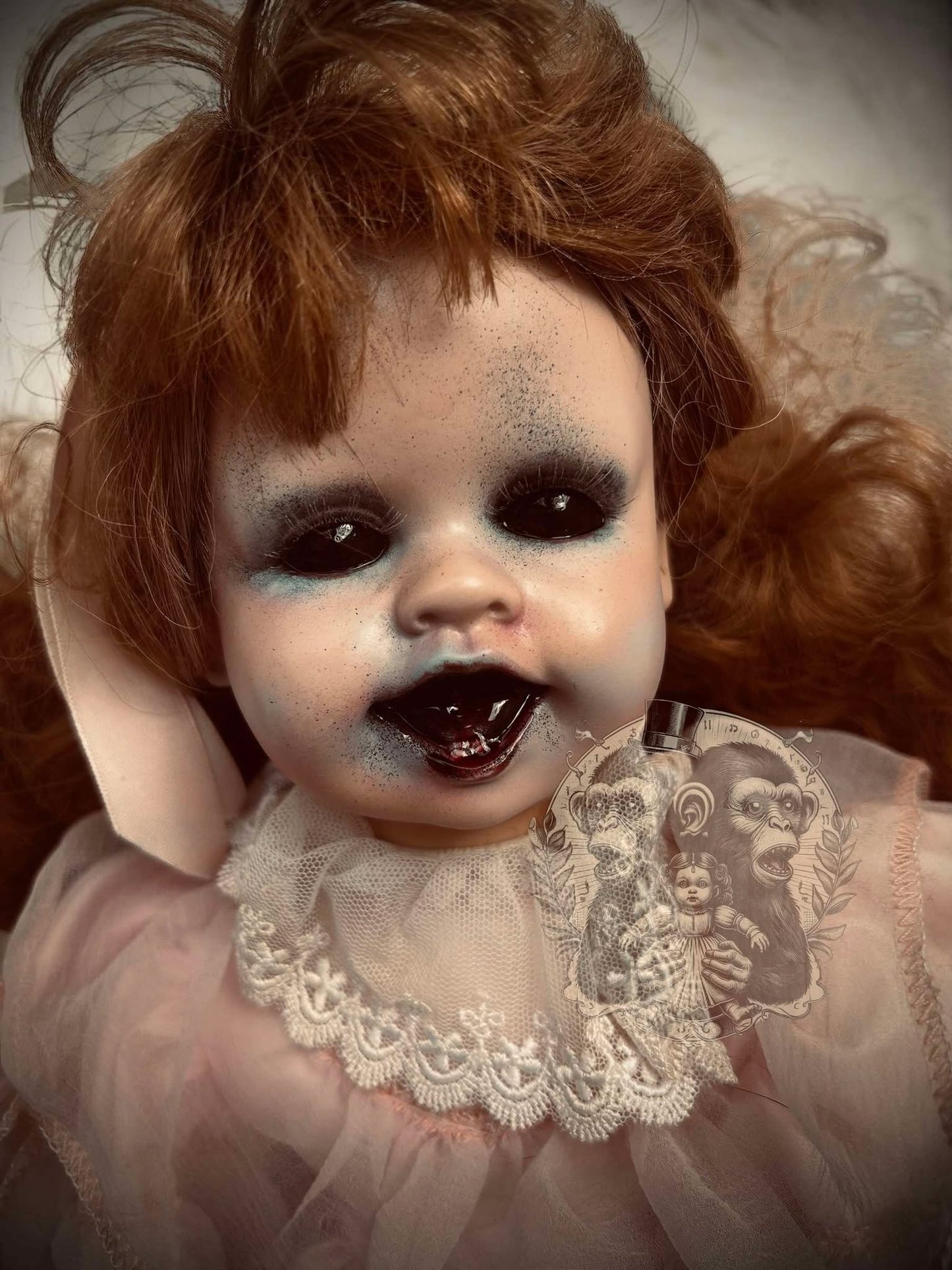 Sparrow 19" Haunted Doll Porcelain Zombie Haunted Spirit Paranormal Spooky Possessed Positive Oddity Gift Idea Supernatural Specimen 1152