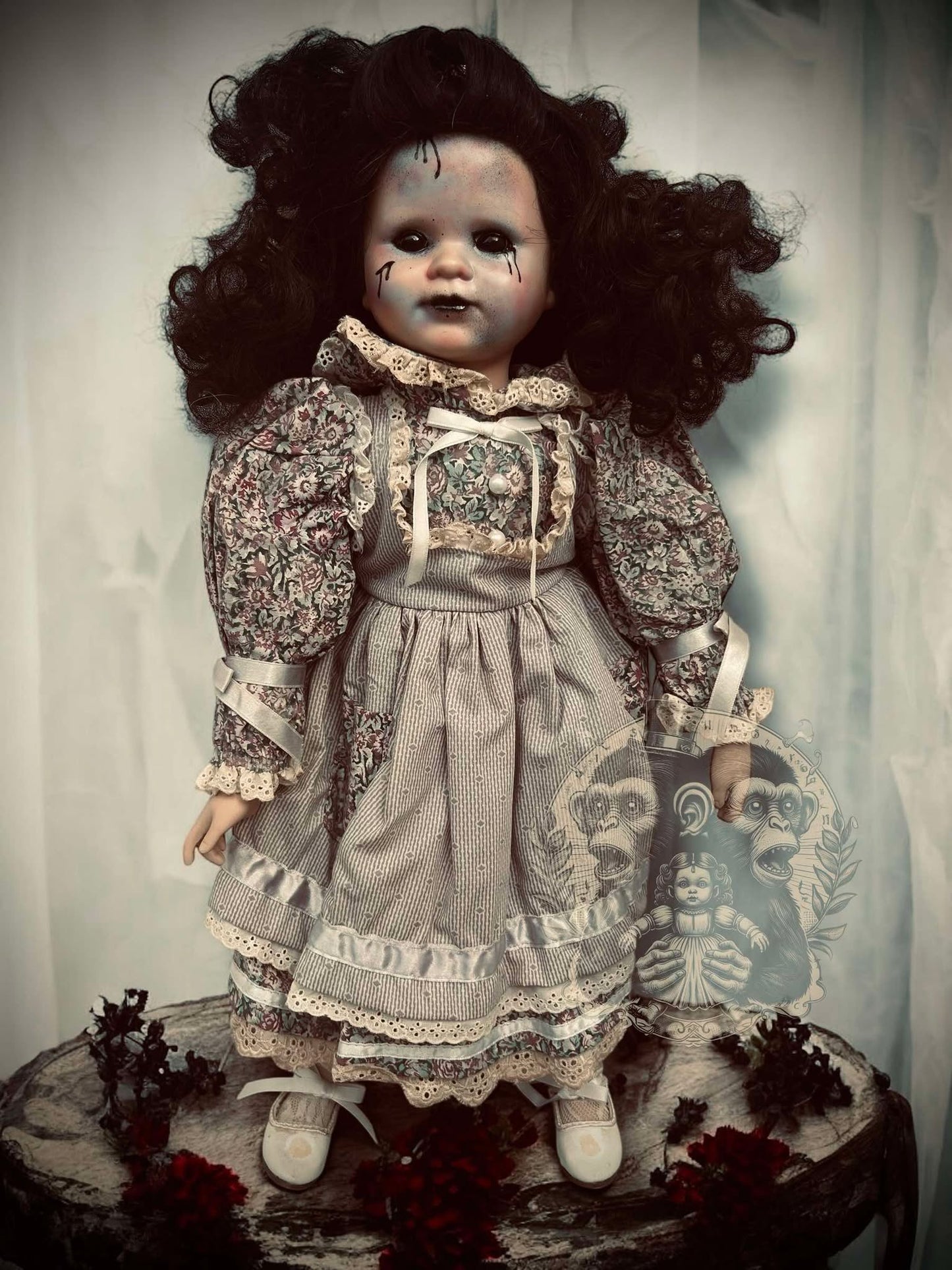 Sam 19" Haunted Doll Porcelain Zombie Haunted Spirit Paranormal Spooky Possessed Positive Oddity Gift Idea Supernatural Specimen 1140