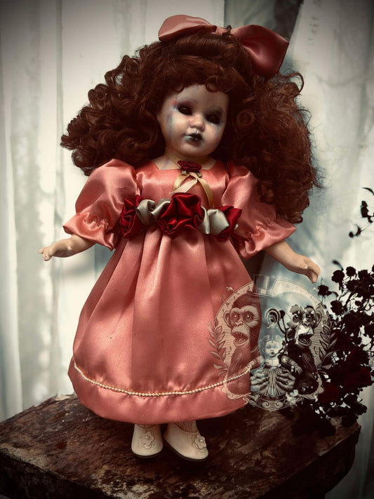 Selina 17" Haunted Doll Porcelain Zombie Haunted Spirit Paranormal Spooky Possessed Positive Oddity Gift Idea Supernatural Specimen 1123