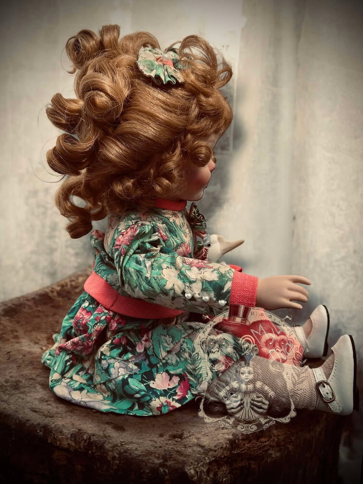 Penny 19" Haunted Doll Porcelain Zombie Haunted Spirit Paranormal Spooky Possessed Positive Oddity Gift Idea Supernatural Specimen 1027