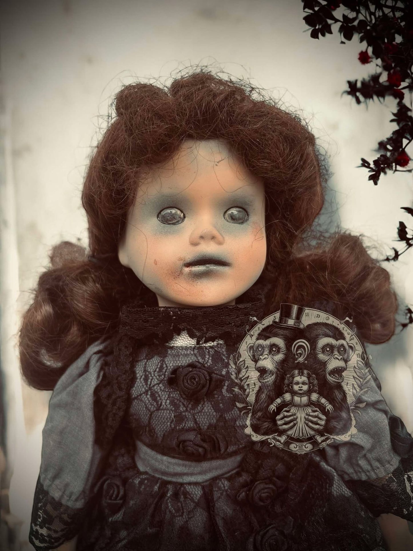 Shana 14" Haunted Doll Porcelain Zombie Haunted Spirit Paranormal Spooky Possessed Positive Oddity Gift Idea Supernatural Specimen 1110