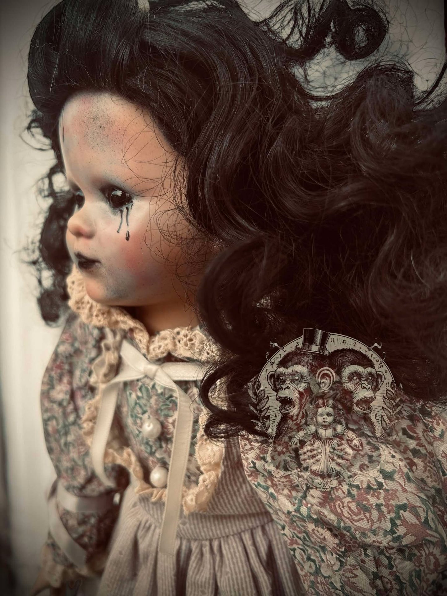Sam 19" Haunted Doll Porcelain Zombie Haunted Spirit Paranormal Spooky Possessed Positive Oddity Gift Idea Supernatural Specimen 1140