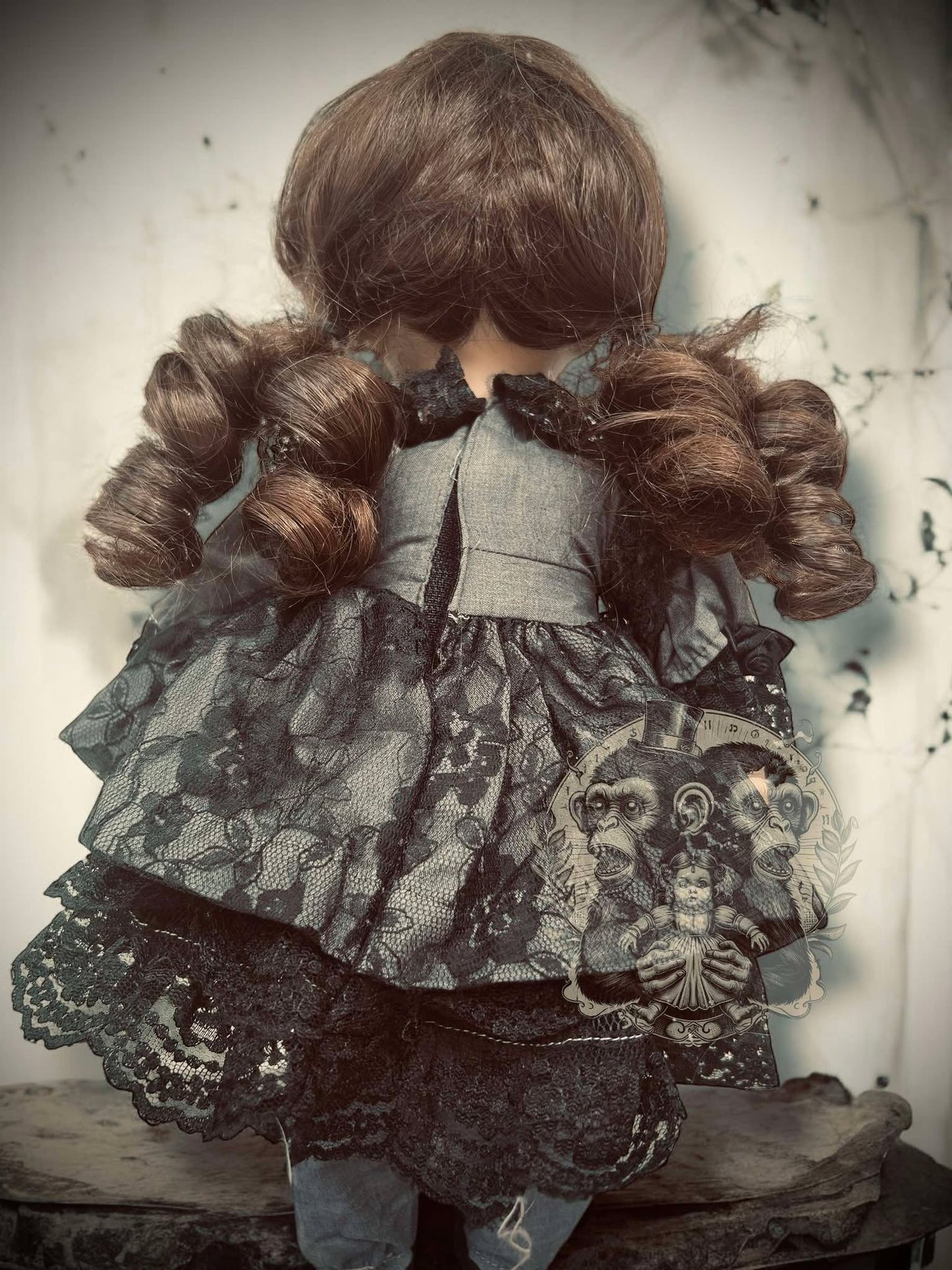 Shana 14" Haunted Doll Porcelain Zombie Haunted Spirit Paranormal Spooky Possessed Positive Oddity Gift Idea Supernatural Specimen 1110