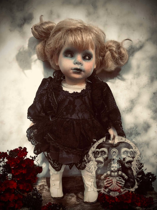 Brittani 13" Haunted Doll Porcelain Zombie Haunted Spirit Paranormal Spooky Possessed Positive Oddity Gift Idea Supernatural Specimen 1205