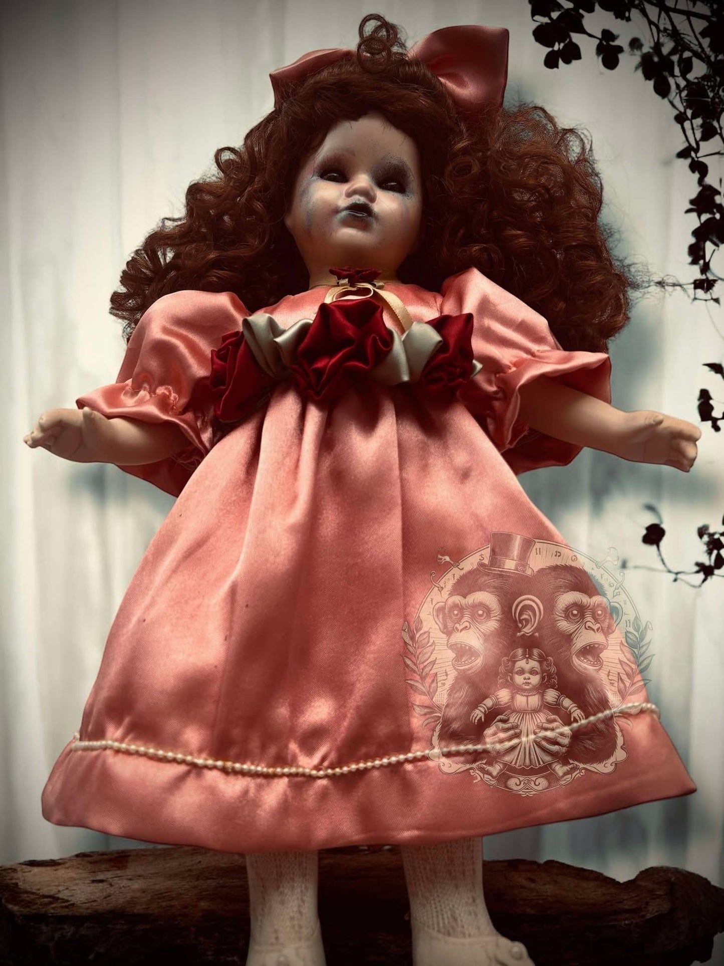 Selina 17" Haunted Doll Porcelain Zombie Haunted Spirit Paranormal Spooky Possessed Positive Oddity Gift Idea Supernatural Specimen 1123