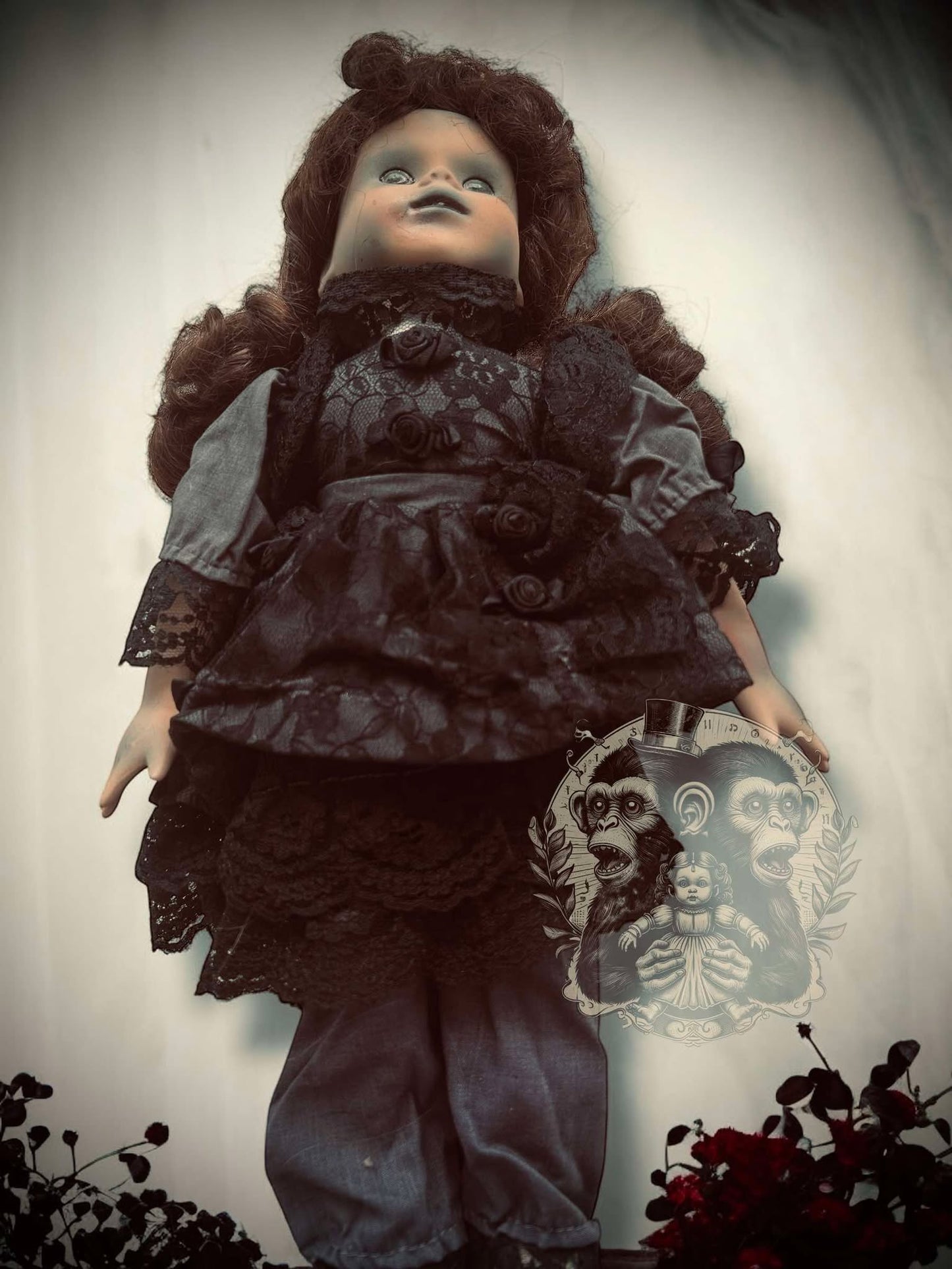 Shana 14" Haunted Doll Porcelain Zombie Haunted Spirit Paranormal Spooky Possessed Positive Oddity Gift Idea Supernatural Specimen 1110
