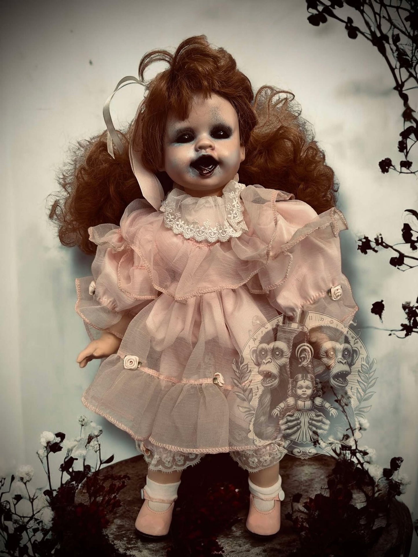 Sparrow 19" Haunted Doll Porcelain Zombie Haunted Spirit Paranormal Spooky Possessed Positive Oddity Gift Idea Supernatural Specimen 1152