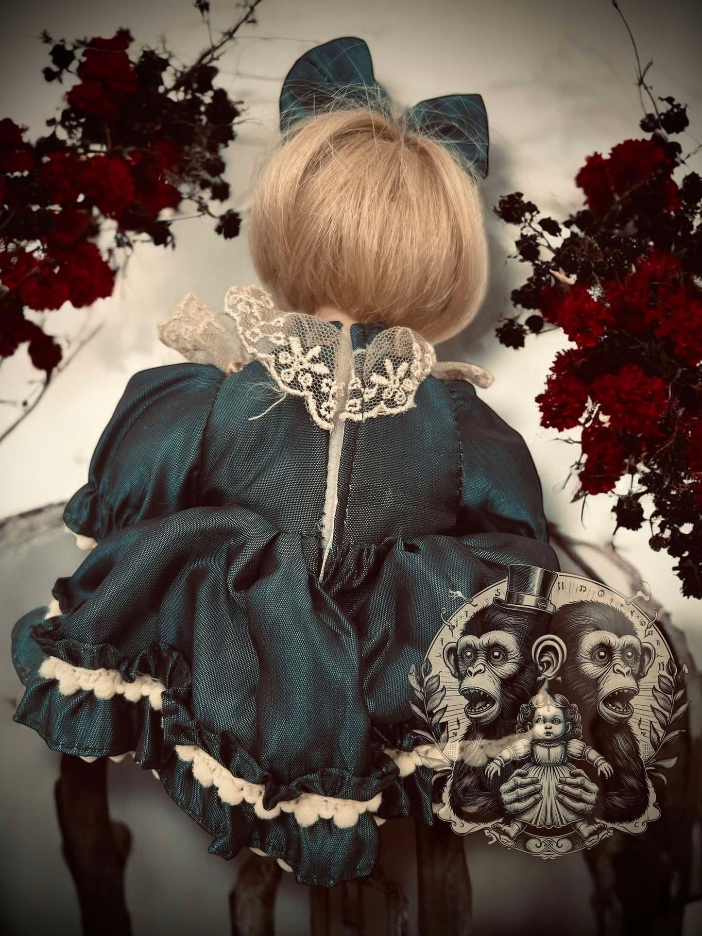 Hannah 10" Mini Haunt Doll Porcelain Zombie Haunted Spirit Paranormal Spooky Possessed Positive Oddity Gift Idea Supernatural Specimen 836