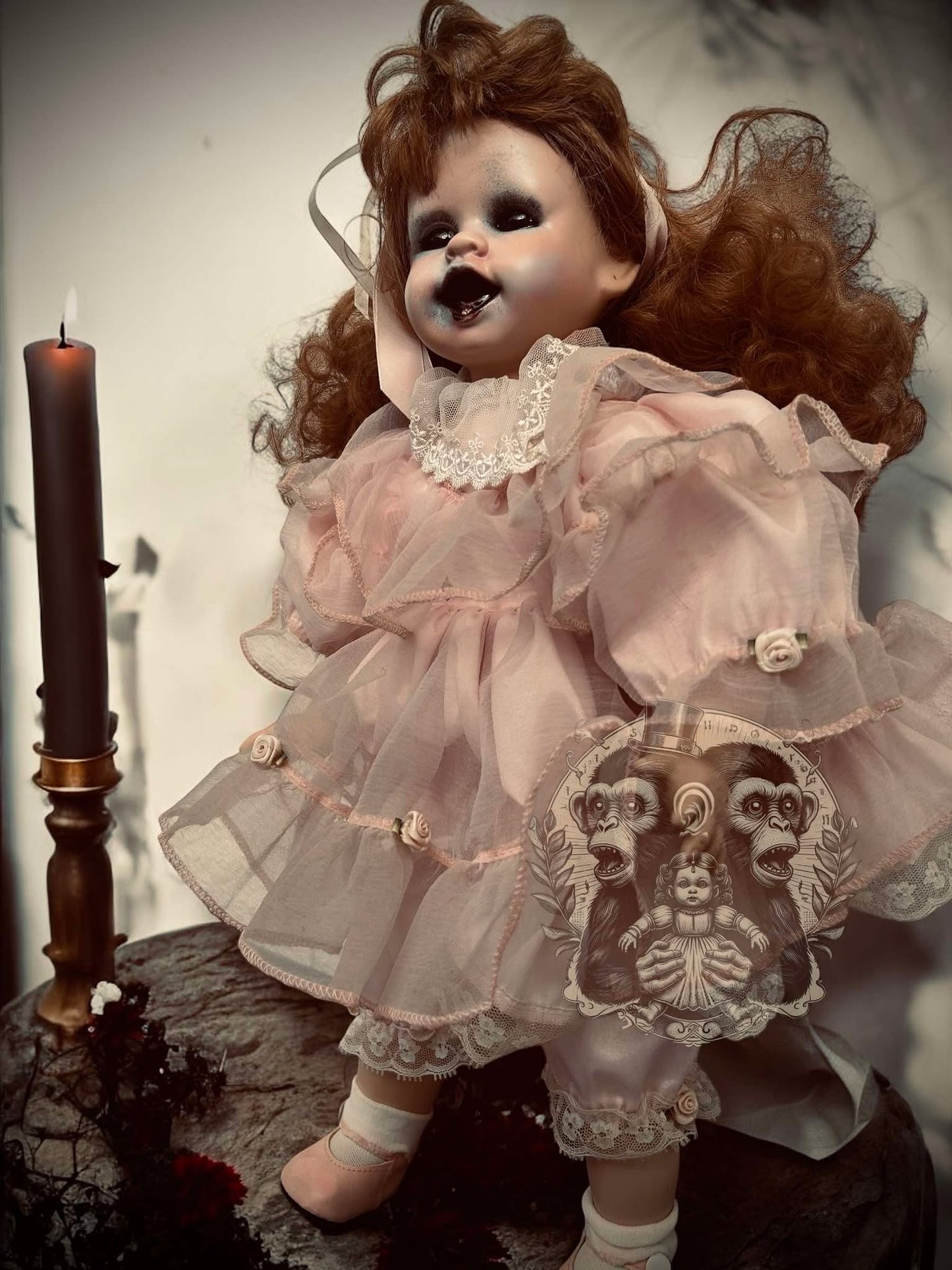Sparrow 19" Haunted Doll Porcelain Zombie Haunted Spirit Paranormal Spooky Possessed Positive Oddity Gift Idea Supernatural Specimen 1152