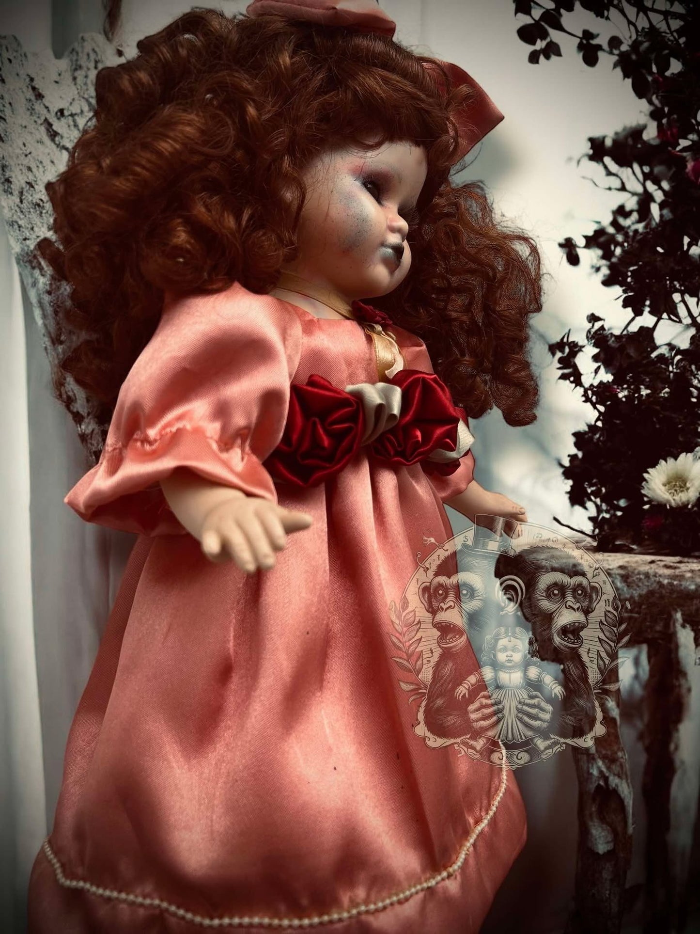 Selina 17" Haunted Doll Porcelain Zombie Haunted Spirit Paranormal Spooky Possessed Positive Oddity Gift Idea Supernatural Specimen 1123