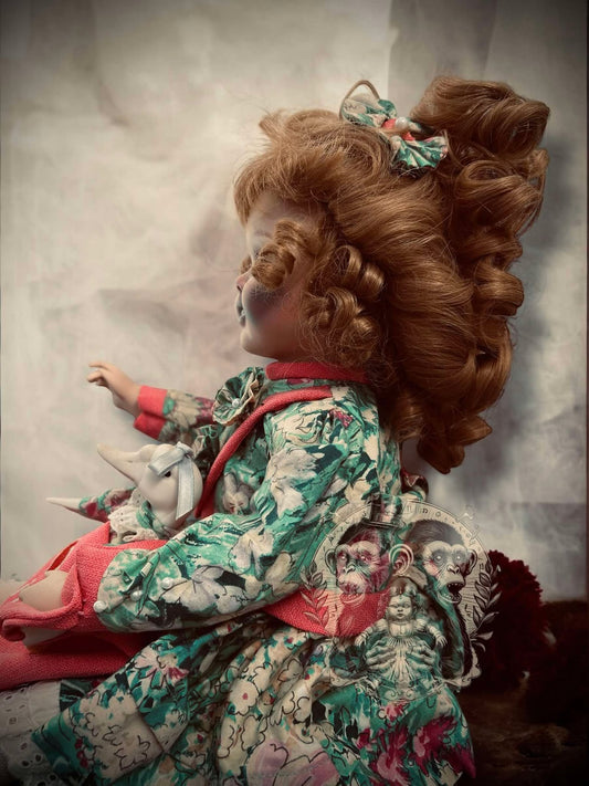 Penny 19" Haunted Doll Porcelain Zombie Haunted Spirit Paranormal Spooky Possessed Positive Oddity Gift Idea Supernatural Specimen 1027