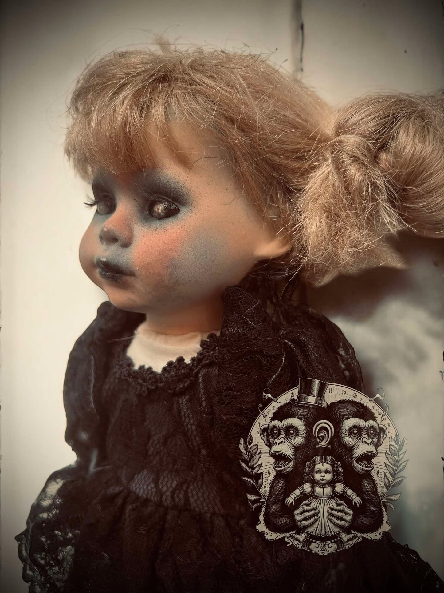 Brittani 13" Haunted Doll Porcelain Zombie Haunted Spirit Paranormal Spooky Possessed Positive Oddity Gift Idea Supernatural Specimen 1205