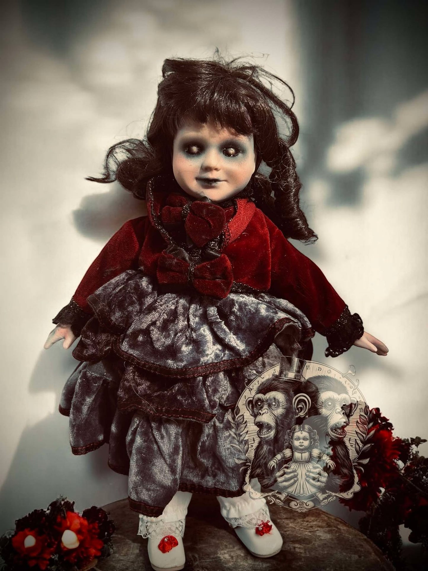 Wilma 16" Haunted Doll Porcelain Zombie Haunted Spirit Paranormal Spooky Possessed Positive Oddity Gift Idea Supernatural Specimen 1049