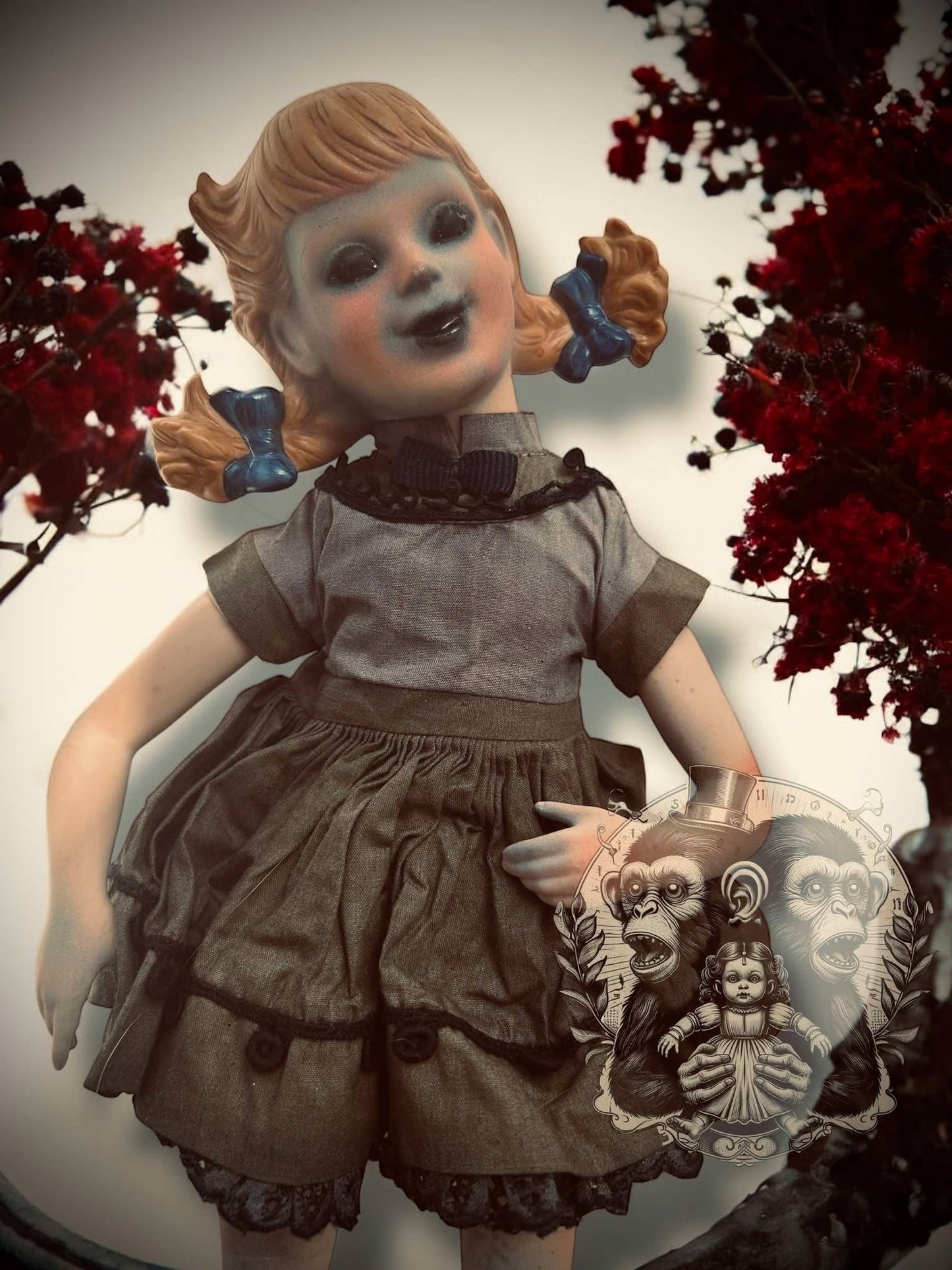 Victoria 12" Haunted Doll Porcelain Zombie Ghost Spirit Paranormal Spooky Possessed Positive Oddity Gift Idea Supernatural Specimen 821