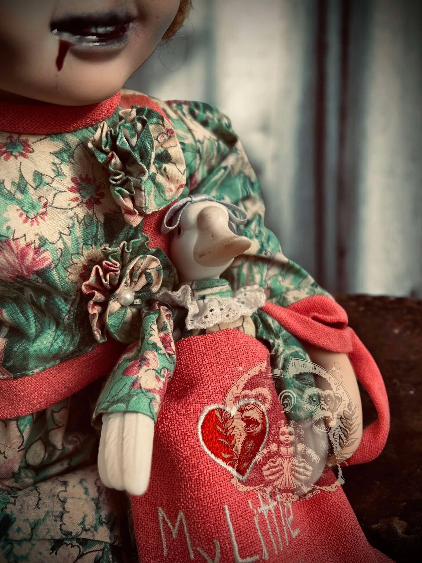 Penny 19" Haunted Doll Porcelain Zombie Haunted Spirit Paranormal Spooky Possessed Positive Oddity Gift Idea Supernatural Specimen 1027