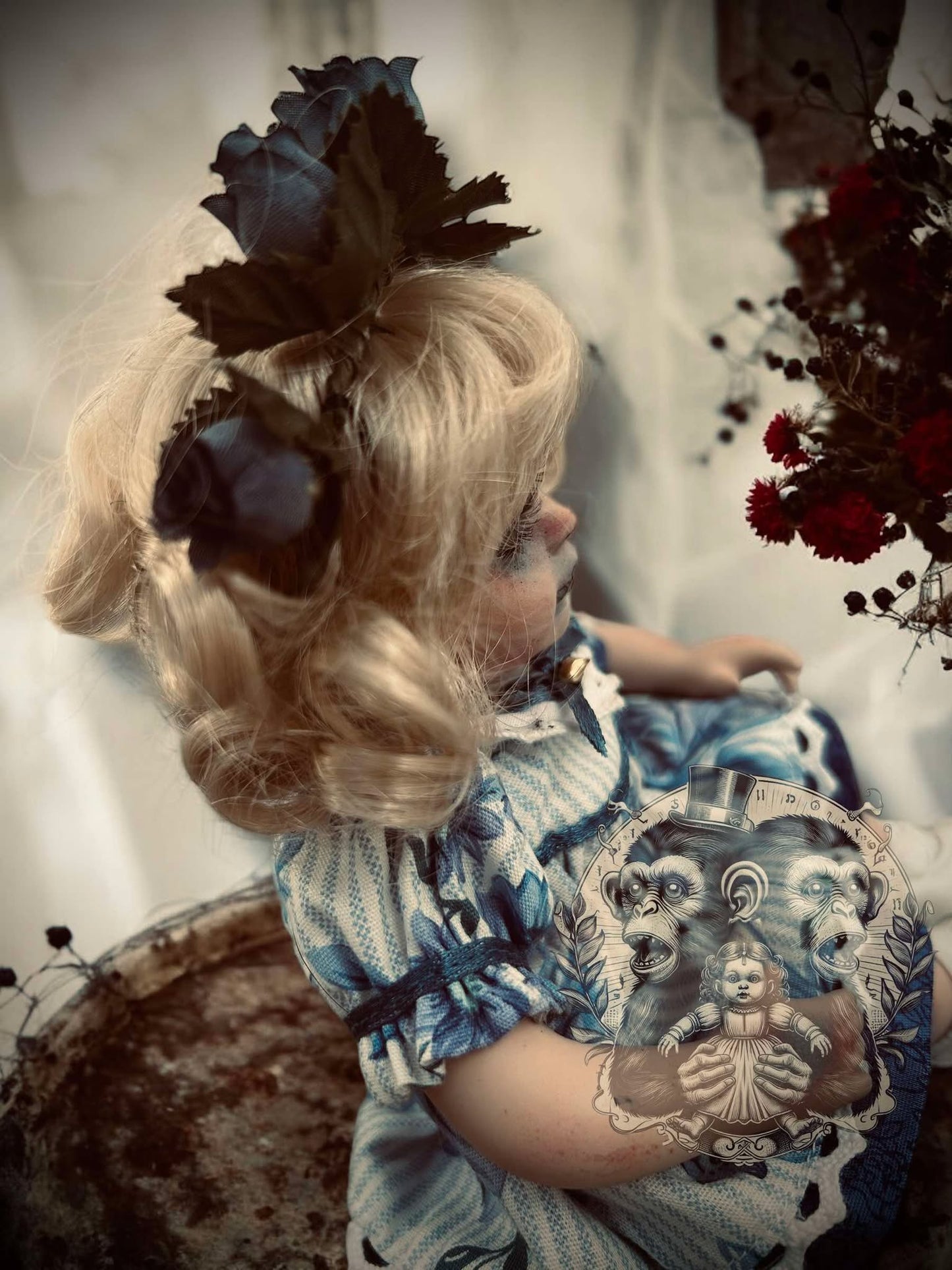 Meet Emilia 8" Mini Haunt Doll Porcelain Zombie Undead Haunted Spirit Paranormal Spooky Possessed Positive Oddity Gift Idea Supernatural