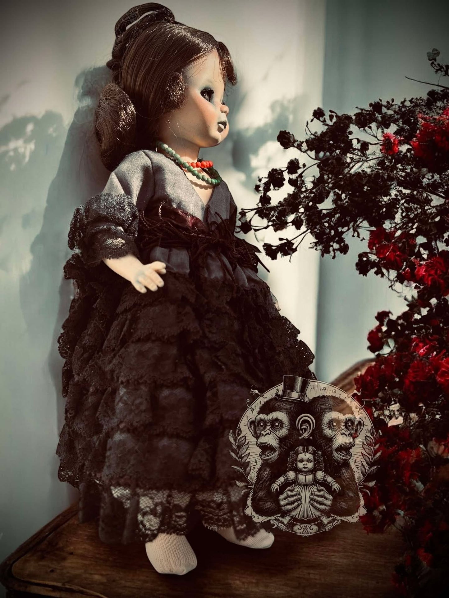 Denise 15" Haunted Doll Vinyl Zombie Haunted Spirit Paranormal Spooky Possessed Positive Oddity Gift Idea Supernatural Specimen 1225