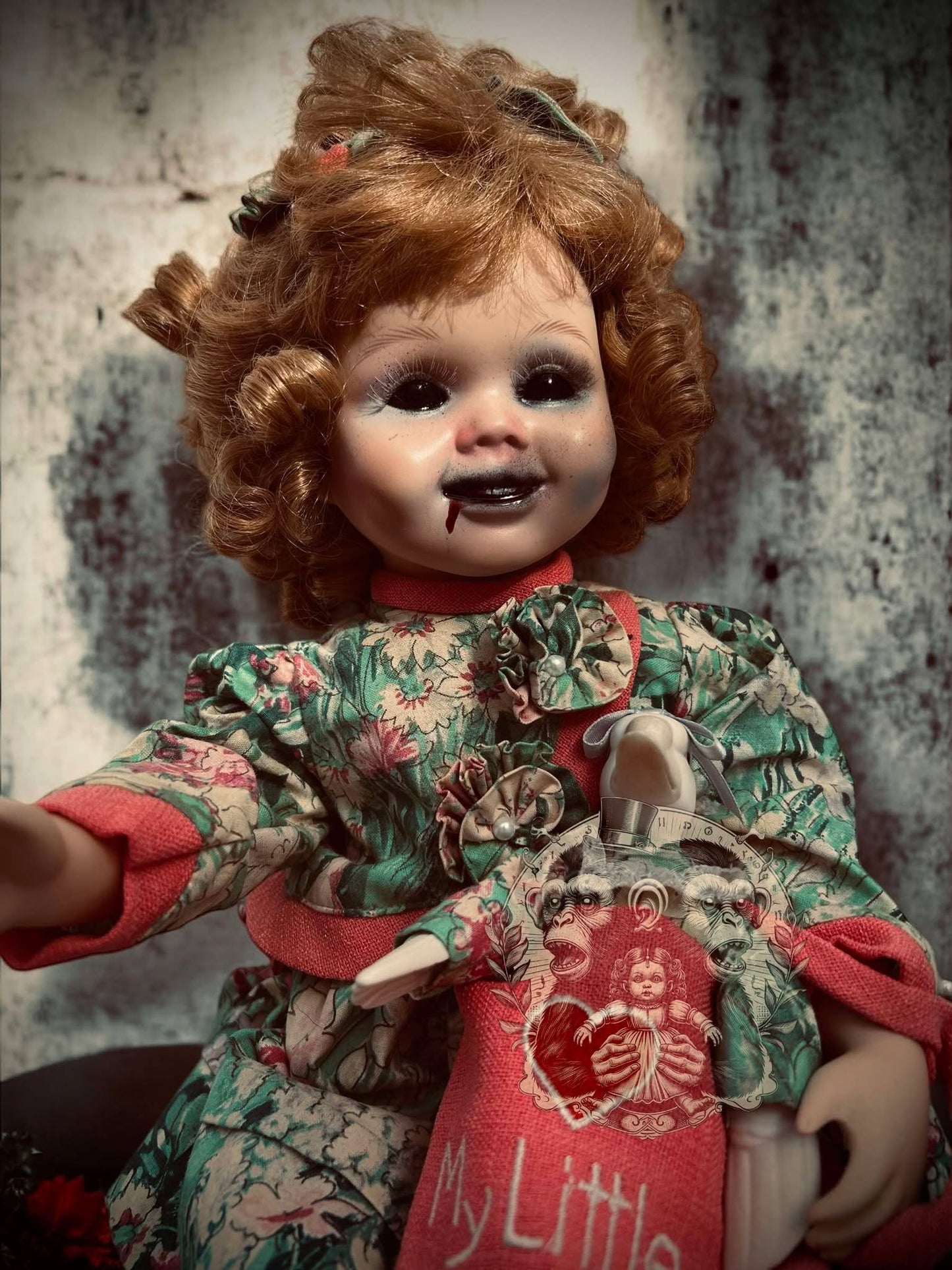 Penny 19" Haunted Doll Porcelain Zombie Haunted Spirit Paranormal Spooky Possessed Positive Oddity Gift Idea Supernatural Specimen 1027