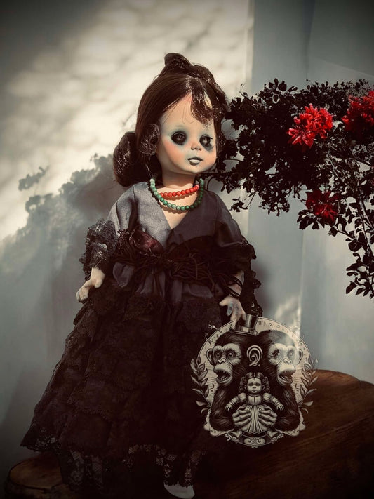 Denise 15" Haunted Doll Vinyl Zombie Haunted Spirit Paranormal Spooky Possessed Positive Oddity Gift Idea Supernatural Specimen 1225