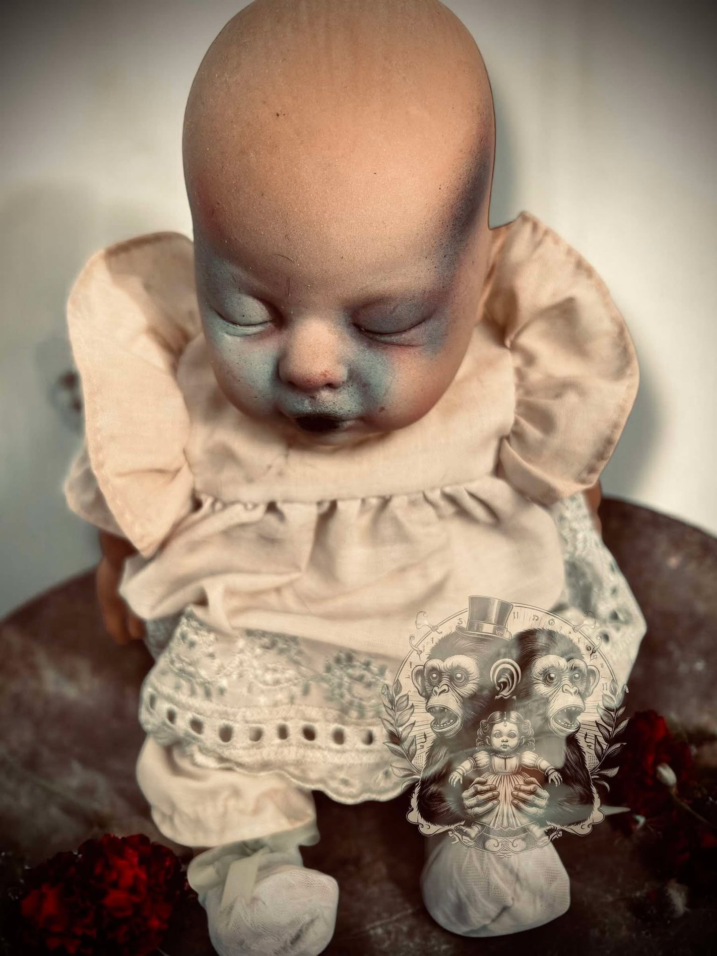 Ann 12" Musical Moving Haunted Doll Vinyl Zombie Spirit Paranormal Spooky Possessed Positive Oddity Gift Idea Supernatural Specimen 257