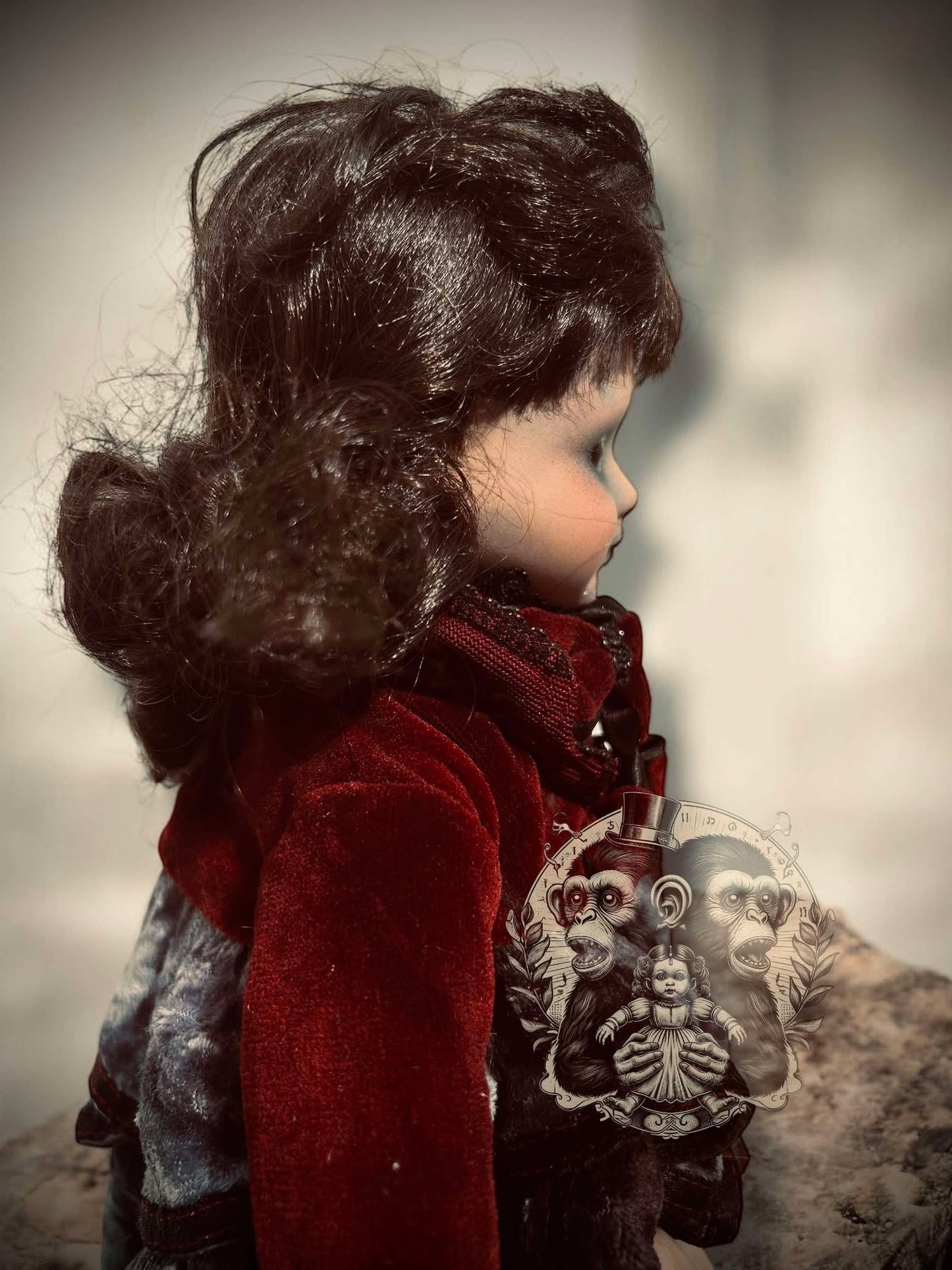 Wilma 16" Haunted Doll Porcelain Zombie Haunted Spirit Paranormal Spooky Possessed Positive Oddity Gift Idea Supernatural Specimen 1049