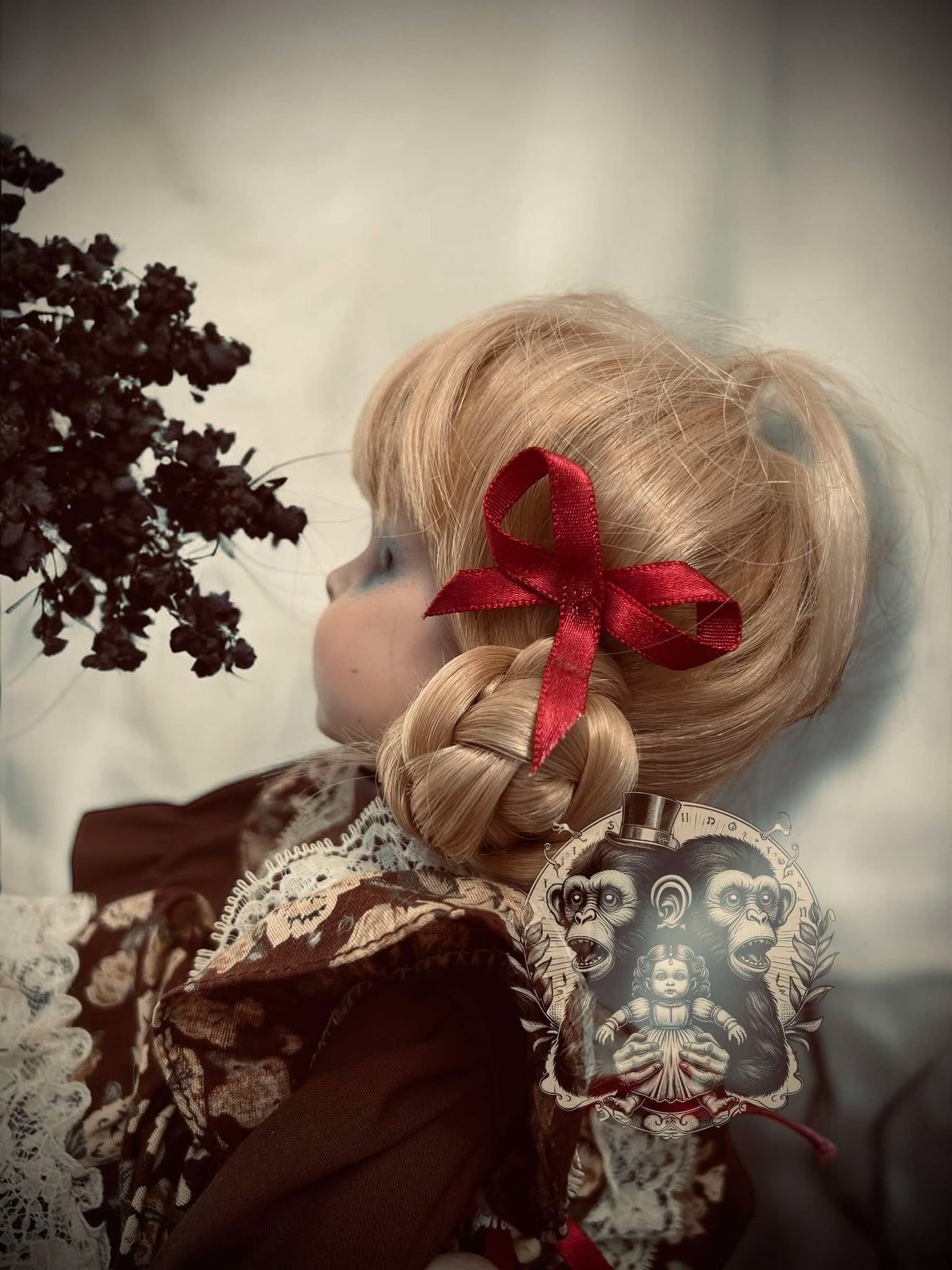 Marsha 12" Haunted Doll Porcelain Zombie Haunted Spirit Paranormal Spooky Possessed Positive Oddity Gift Idea Supernatural Specimen 1035