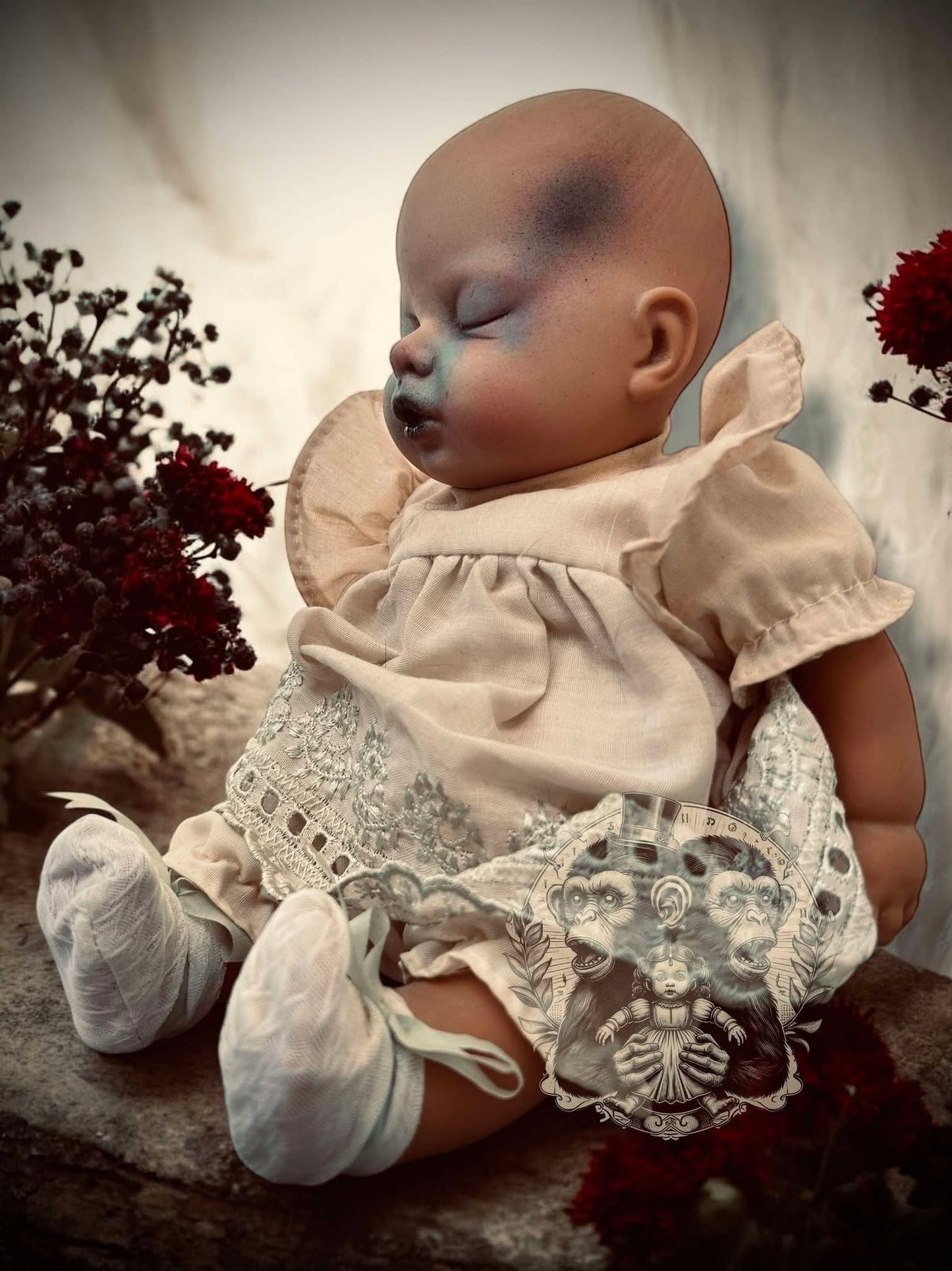 Ann 12" Musical Moving Haunted Doll Vinyl Zombie Spirit Paranormal Spooky Possessed Positive Oddity Gift Idea Supernatural Specimen 257