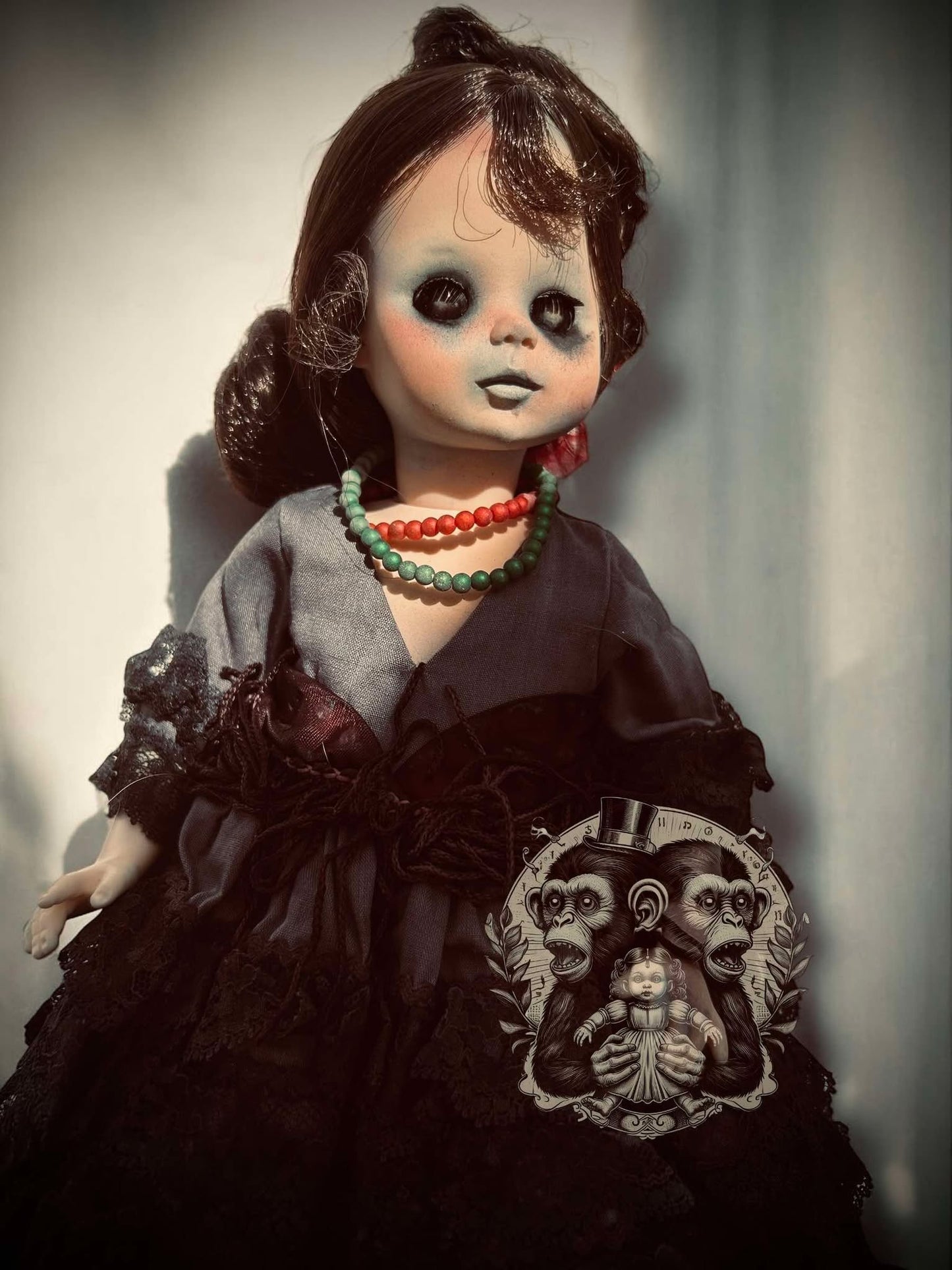 Denise 15" Haunted Doll Vinyl Zombie Haunted Spirit Paranormal Spooky Possessed Positive Oddity Gift Idea Supernatural Specimen 1225