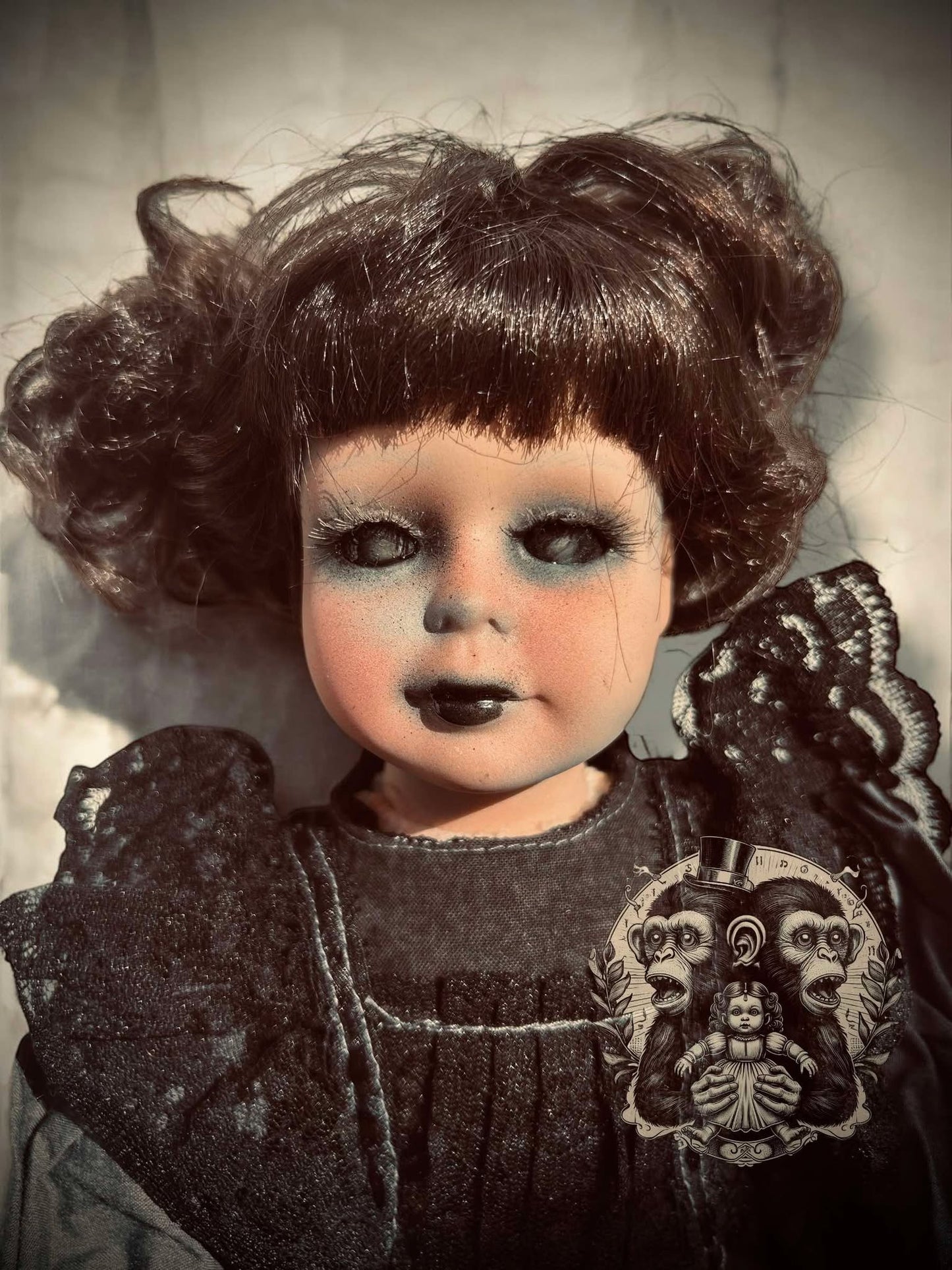 Ember 15" Haunted Doll Porcelain Zombie Haunted Spirit Paranormal Spooky Possessed Positive Oddity Gift Idea Supernatural Specimen 1001