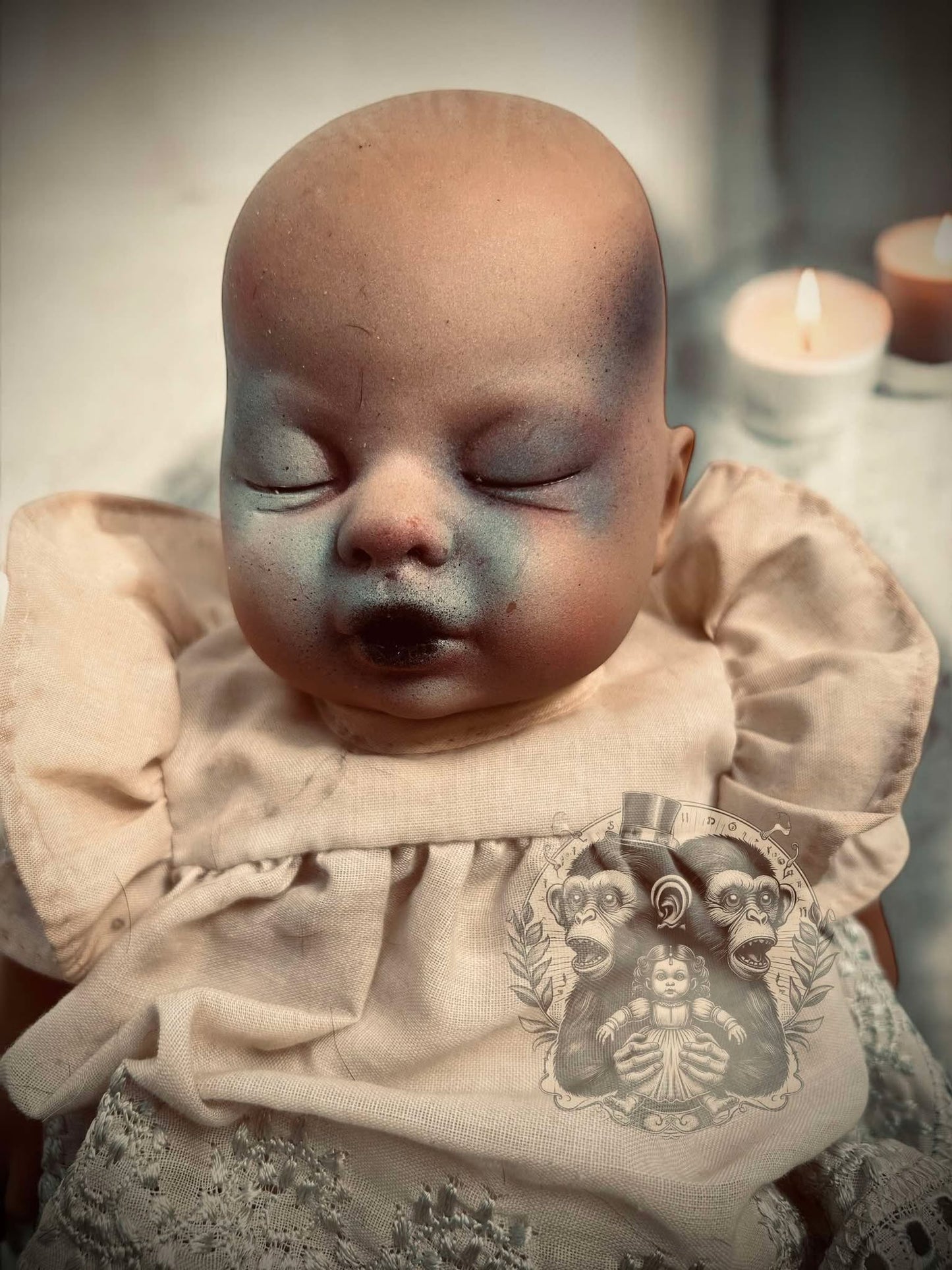 Ann 12" Musical Moving Haunted Doll Vinyl Zombie Spirit Paranormal Spooky Possessed Positive Oddity Gift Idea Supernatural Specimen 257