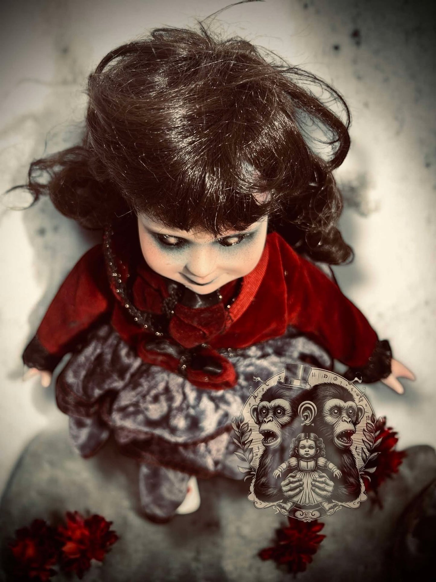 Wilma 16" Haunted Doll Porcelain Zombie Haunted Spirit Paranormal Spooky Possessed Positive Oddity Gift Idea Supernatural Specimen 1049