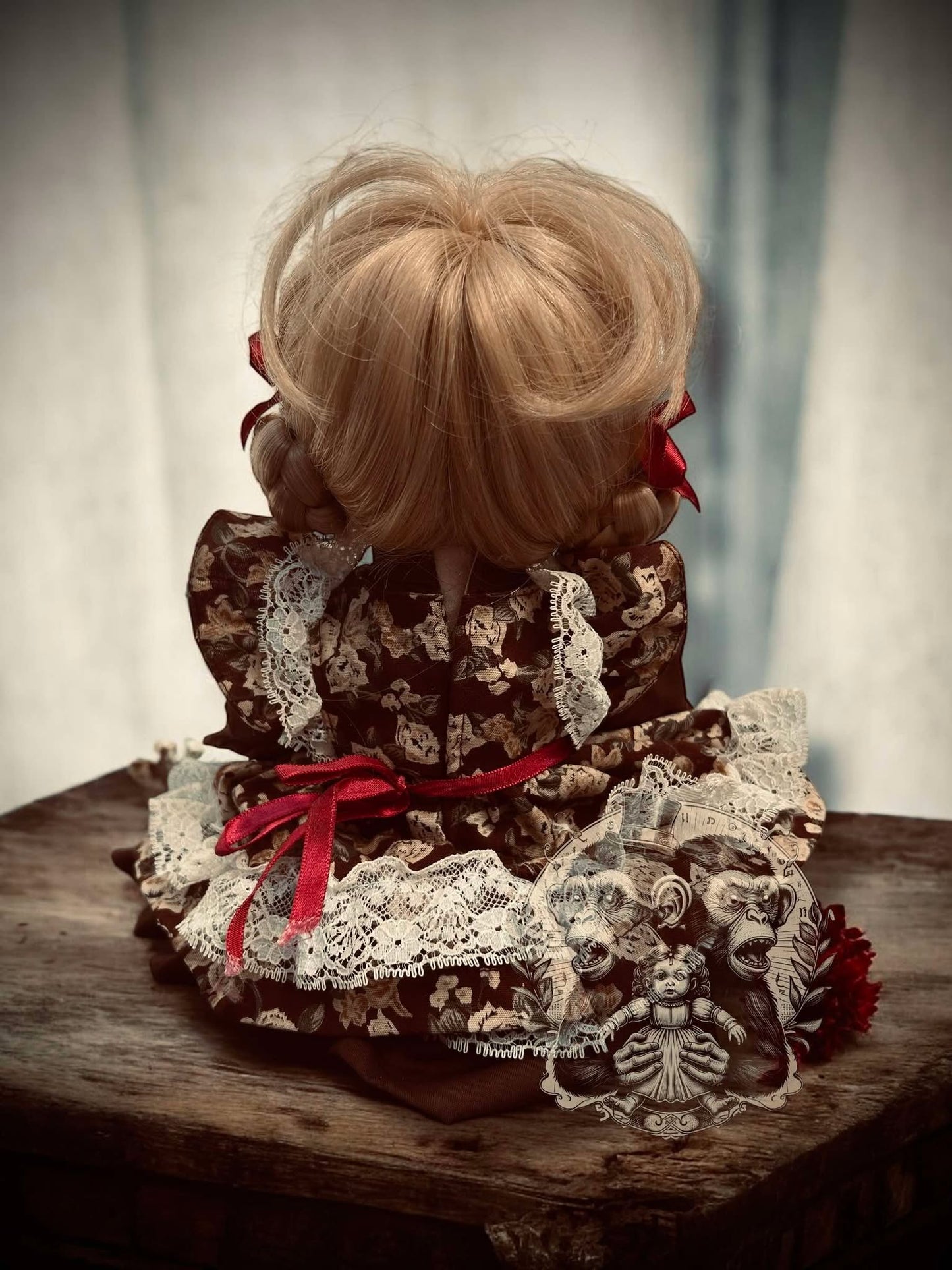 Marsha 12" Haunted Doll Porcelain Zombie Haunted Spirit Paranormal Spooky Possessed Positive Oddity Gift Idea Supernatural Specimen 1035