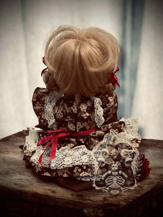 Marsha 12" Haunted Doll Porcelain Zombie Haunted Spirit Paranormal Spooky Possessed Positive Oddity Gift Idea Supernatural Specimen 1035