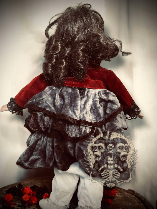 Wilma 16" Haunted Doll Porcelain Zombie Haunted Spirit Paranormal Spooky Possessed Positive Oddity Gift Idea Supernatural Specimen 1049