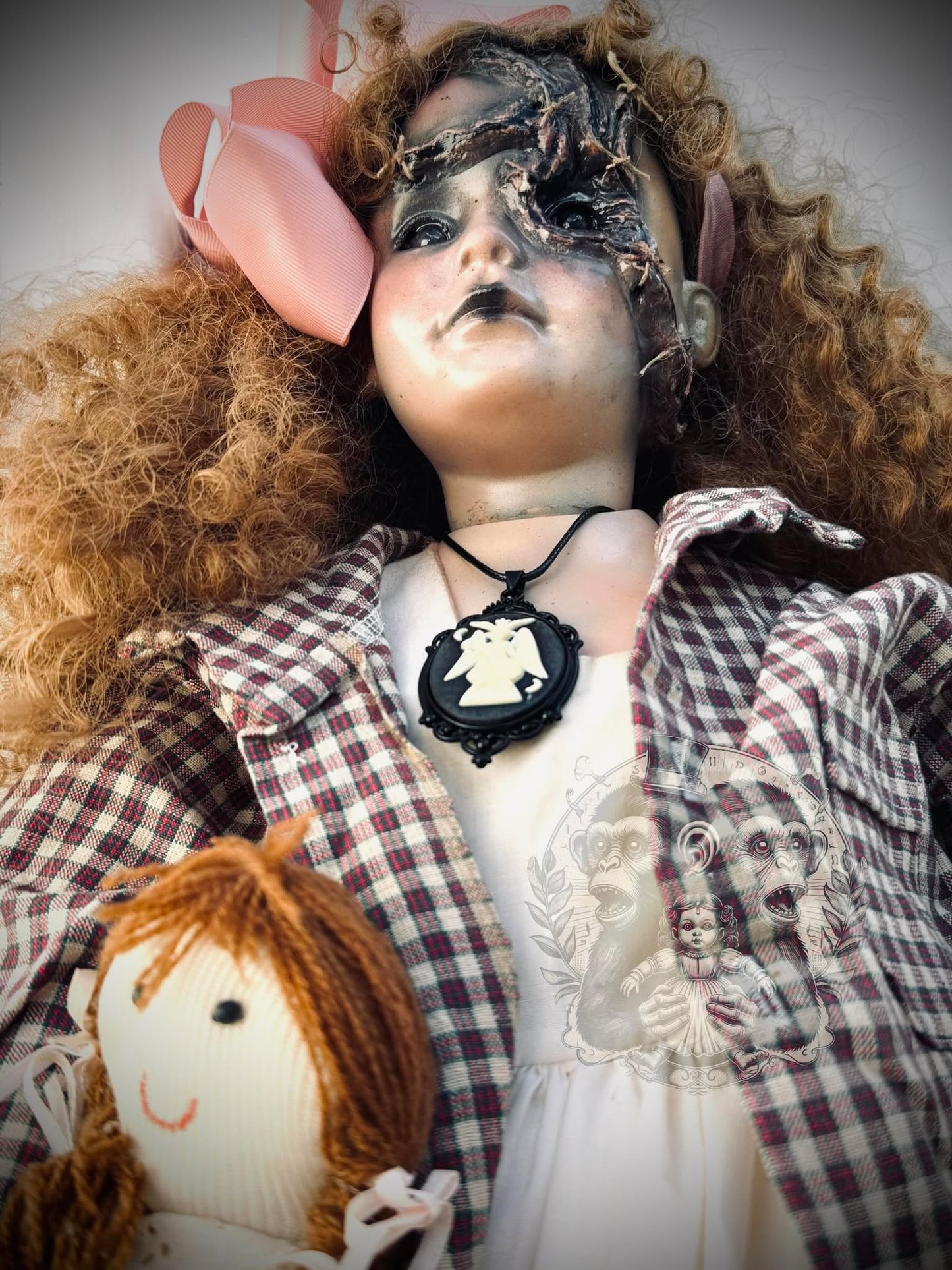 Garnet 31" Large Haunted Doll Porcelain Zombie Spirit Paranormal Spooky Possessed Positive Oddity Gift Idea Supernatural Specimen 520