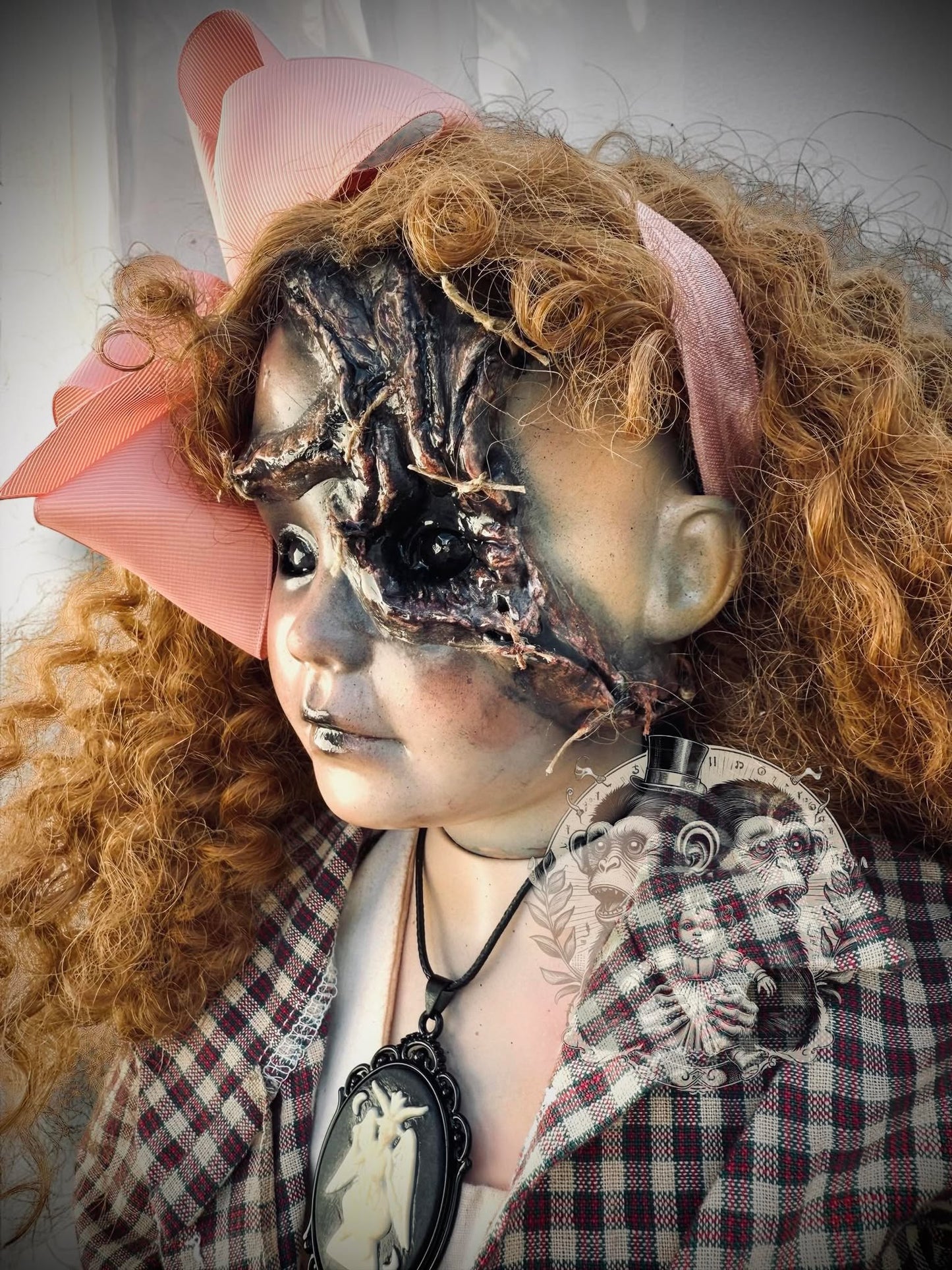 Garnet 31" Large Haunted Doll Porcelain Zombie Spirit Paranormal Spooky Possessed Positive Oddity Gift Idea Supernatural Specimen 520