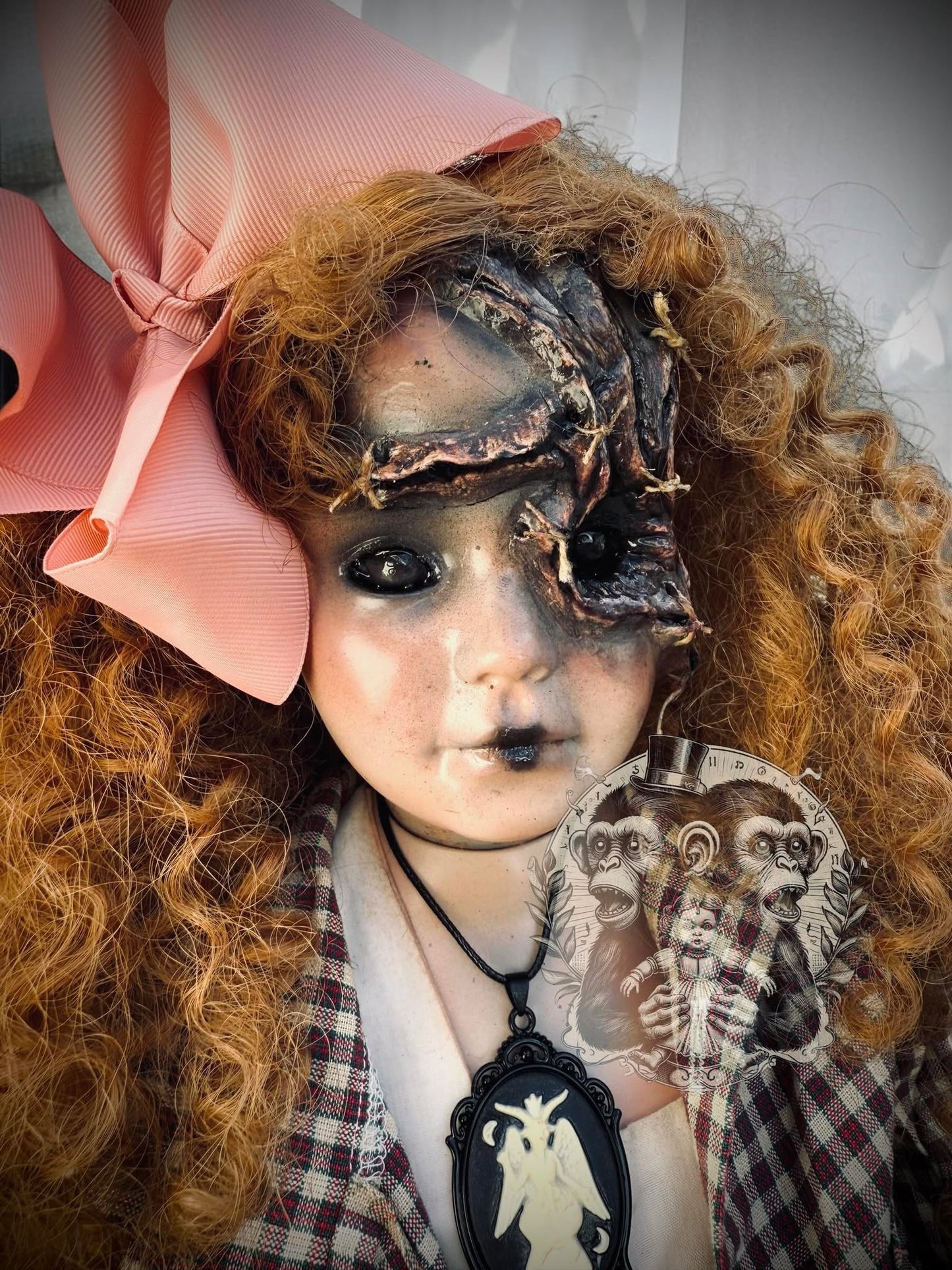 Garnet 31" Large Haunted Doll Porcelain Zombie Spirit Paranormal Spooky Possessed Positive Oddity Gift Idea Supernatural Specimen 520