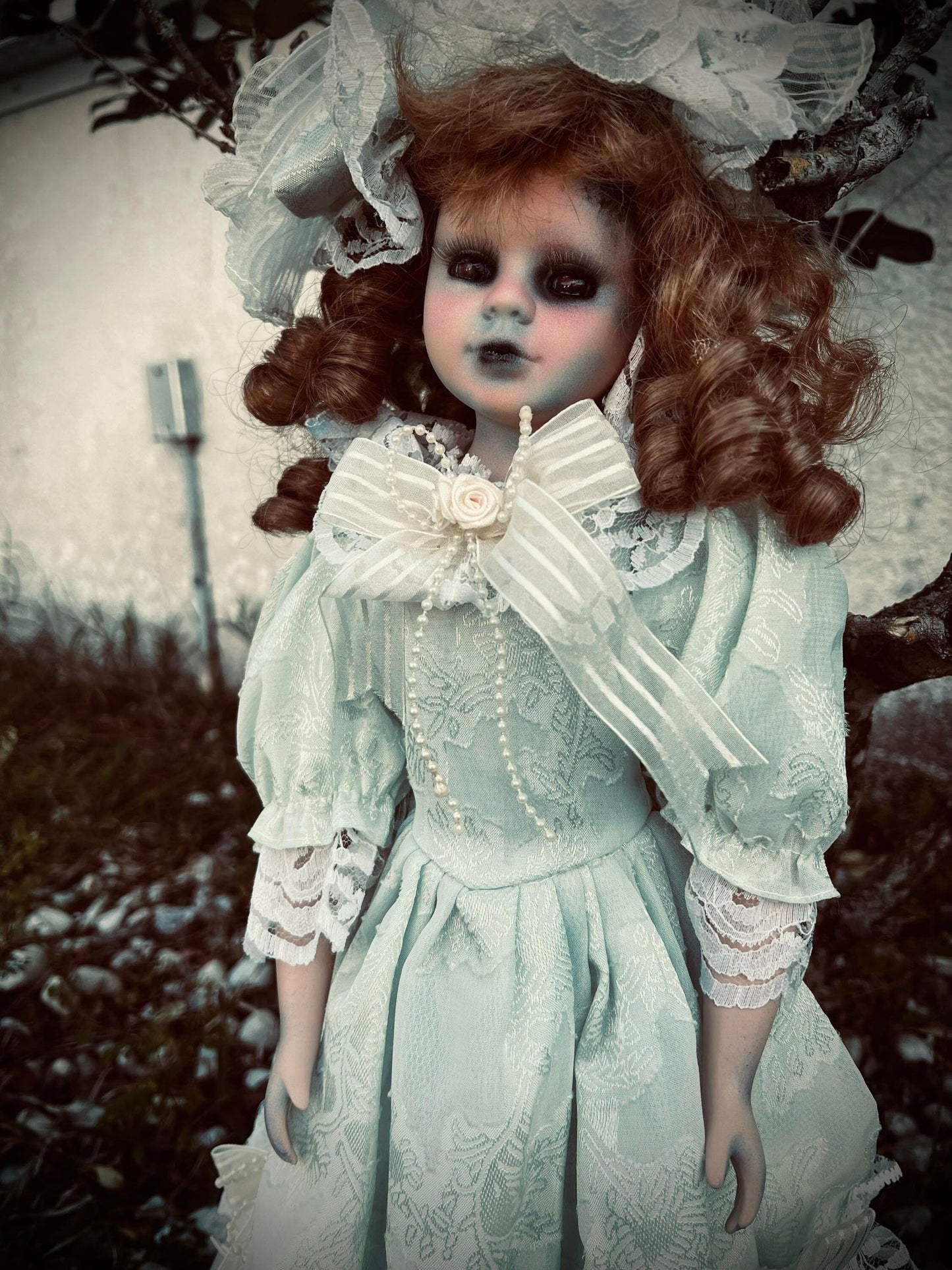 Meet Renee 16" Doll Porcelain Witchy Creepy Haunted Spirit Infected Scary Poltergeist Spooky Possessed Gothic Positive Gift Idea Vessel