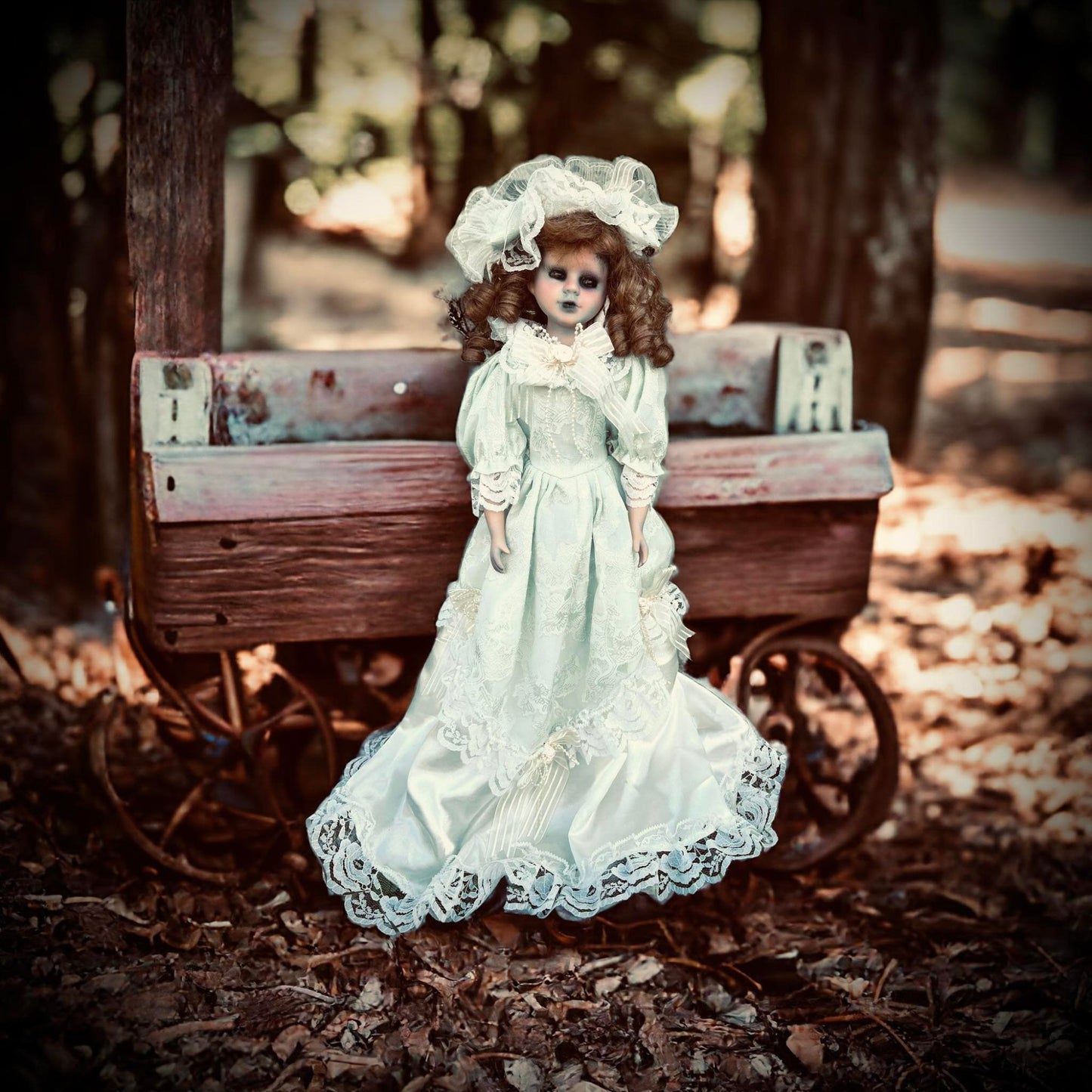 Meet Renee 16" Doll Porcelain Witchy Creepy Haunted Spirit Infected Scary Poltergeist Spooky Possessed Gothic Positive Gift Idea Vessel