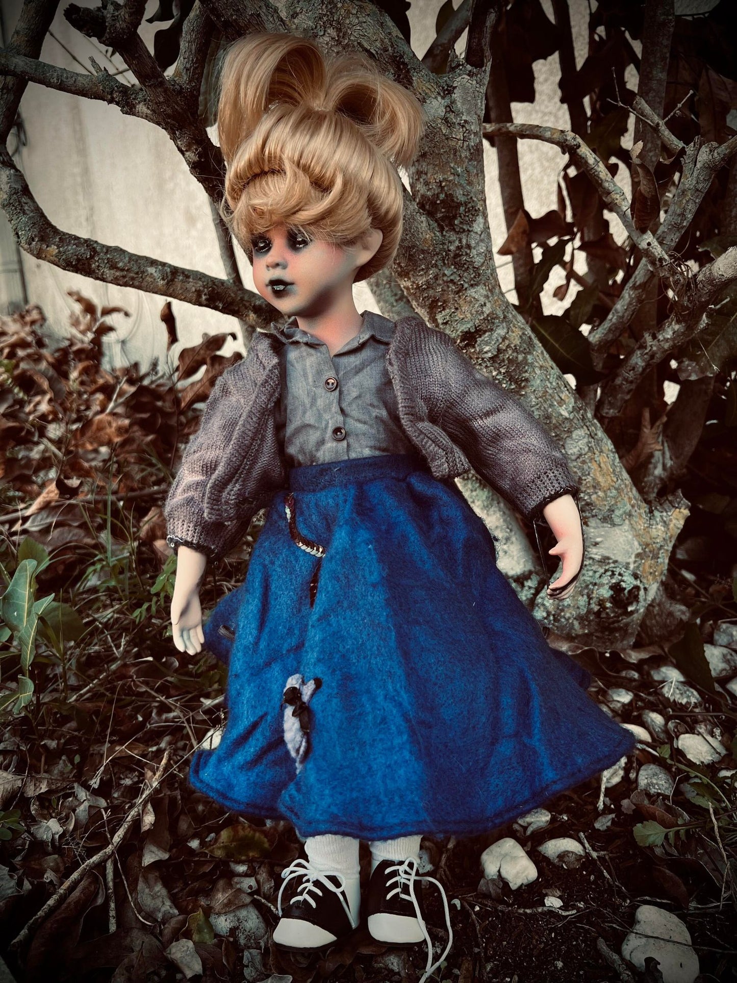 Meet Sophie 18" Victorian Doll Porcelain Witchy Creepy Haunted Spirit Infected Spooky Zombie Possessed Gift Idea Gothic Positive Energy