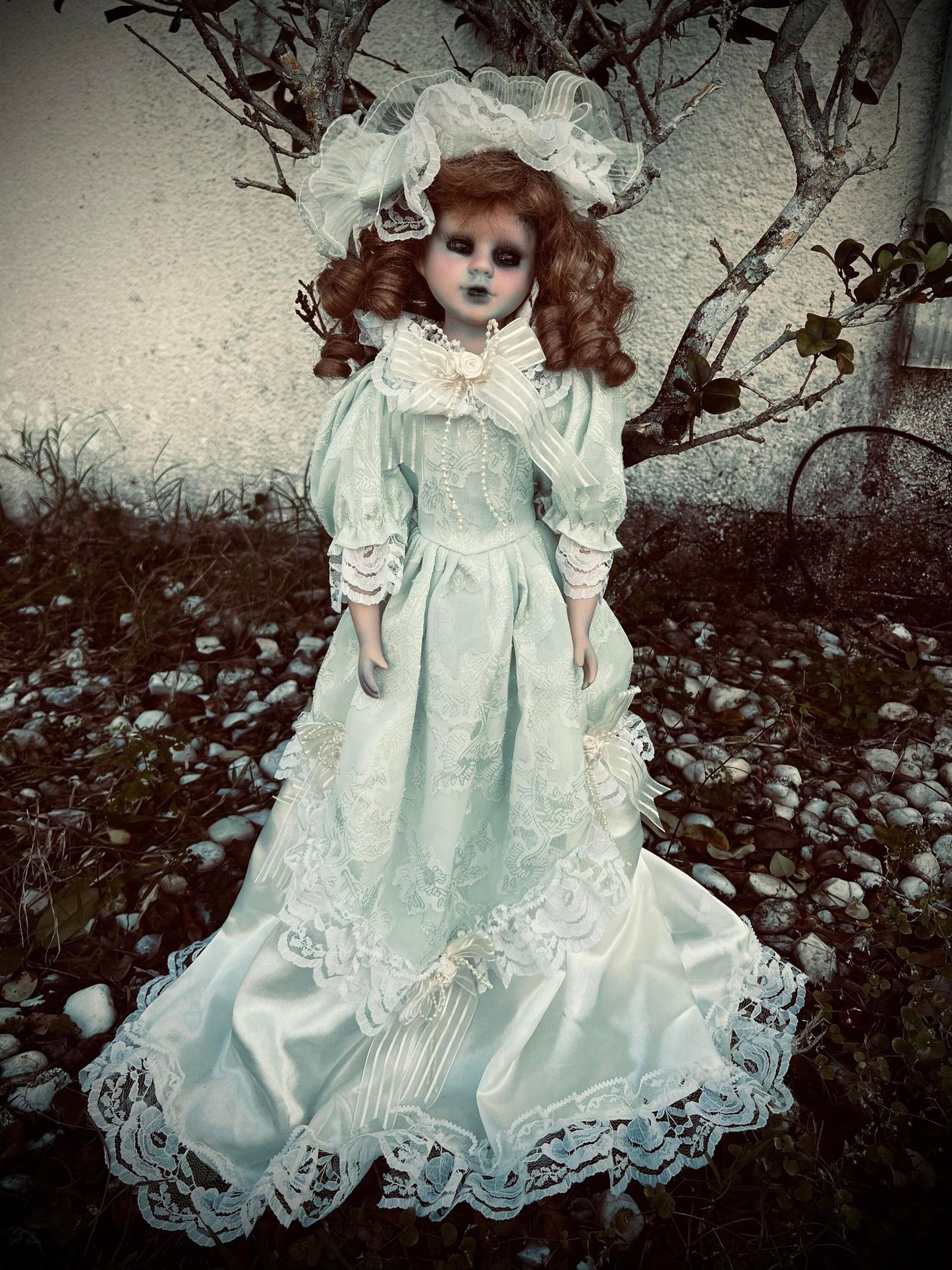 Meet Renee 16" Doll Porcelain Witchy Creepy Haunted Spirit Infected Scary Poltergeist Spooky Possessed Gothic Positive Gift Idea Vessel