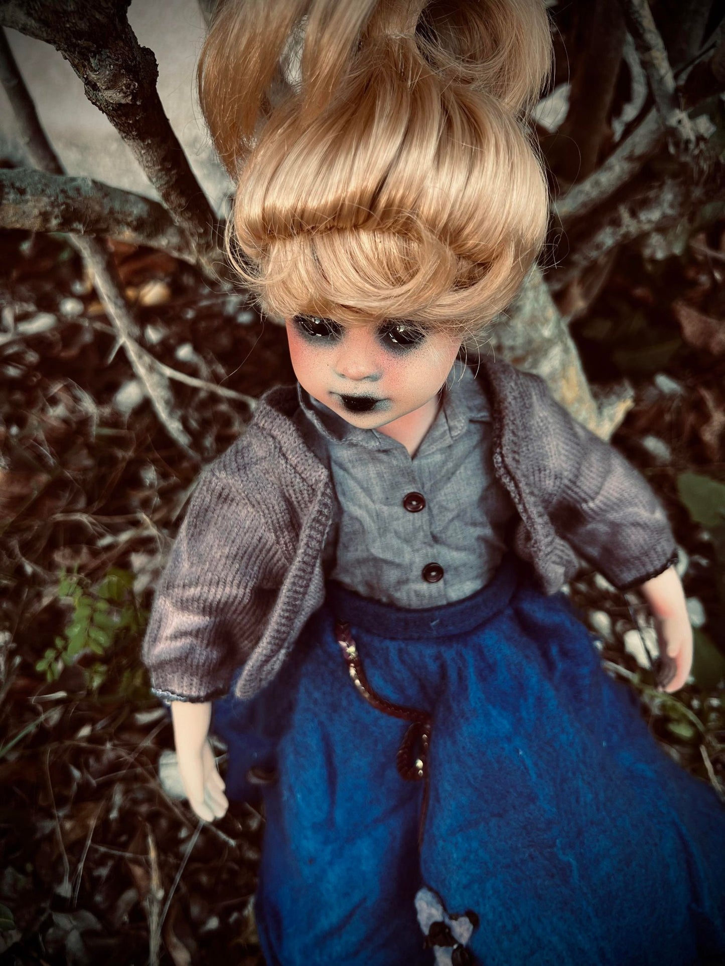 Meet Sophie 18" Victorian Doll Porcelain Witchy Creepy Haunted Spirit Infected Spooky Zombie Possessed Gift Idea Gothic Positive Energy