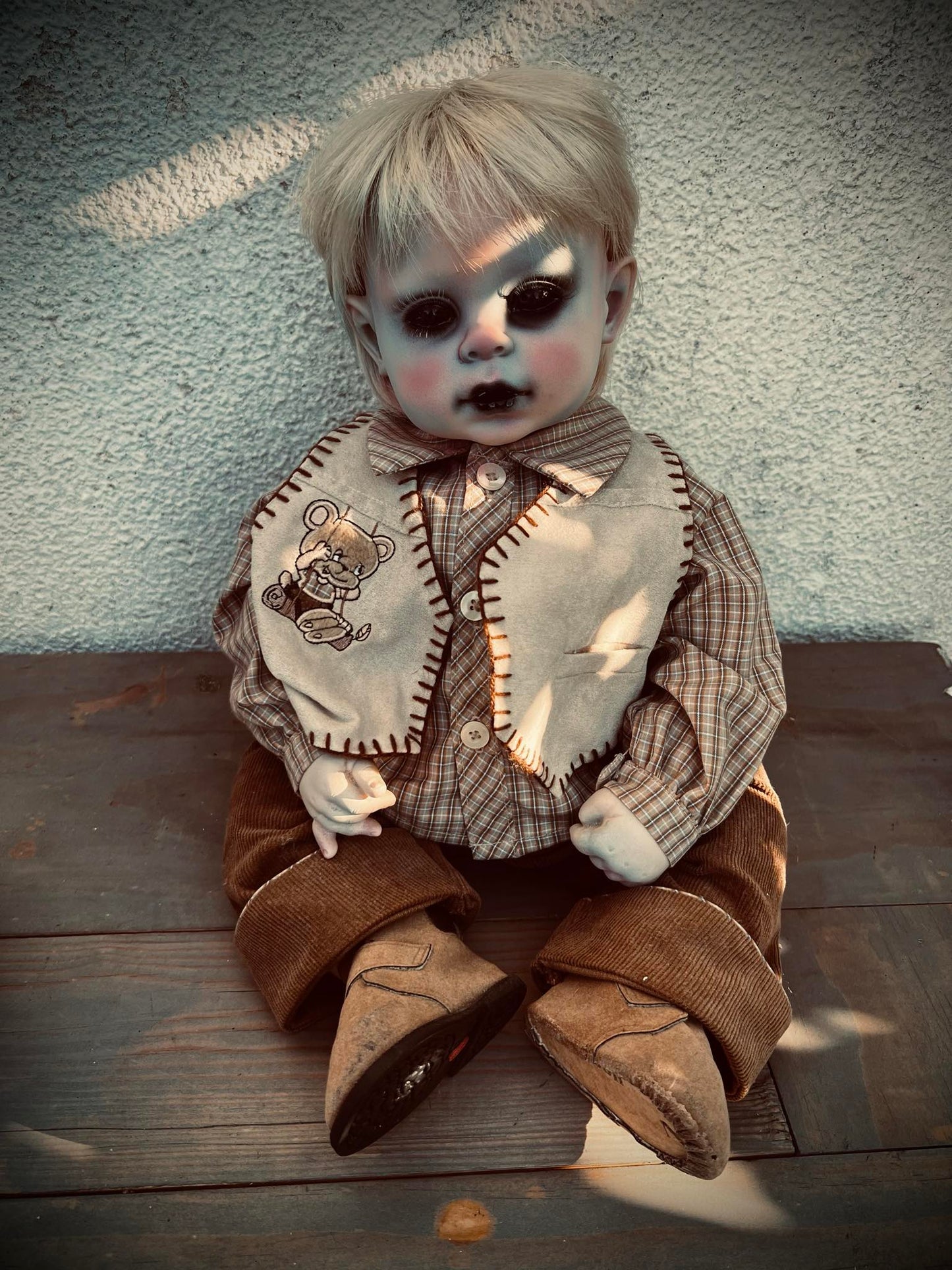 Meet Danny 20" Doll Porcelain Zombie Undead Witchy Creepy Haunted Spirit Infected Scary Spooky Possessed Positive Oddity Gift Idea