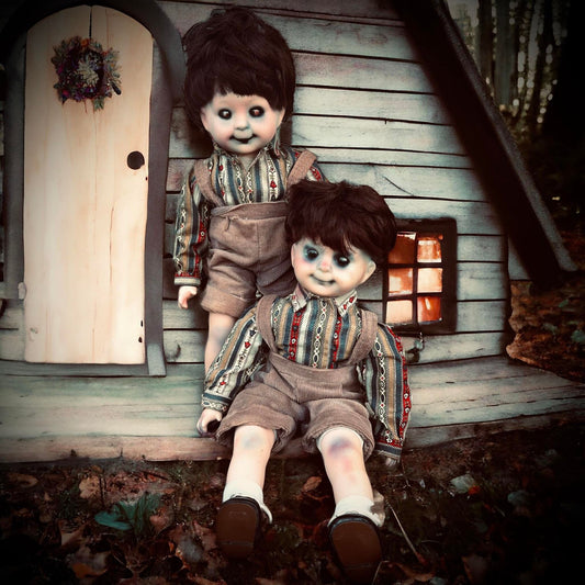 Meet Ryan & Robin 15" Twin Spirit Porcelain Baby Doll Haunted Vessels Infected Scary Spooky Zombie Possessed Gothic Positive Energy Haunt