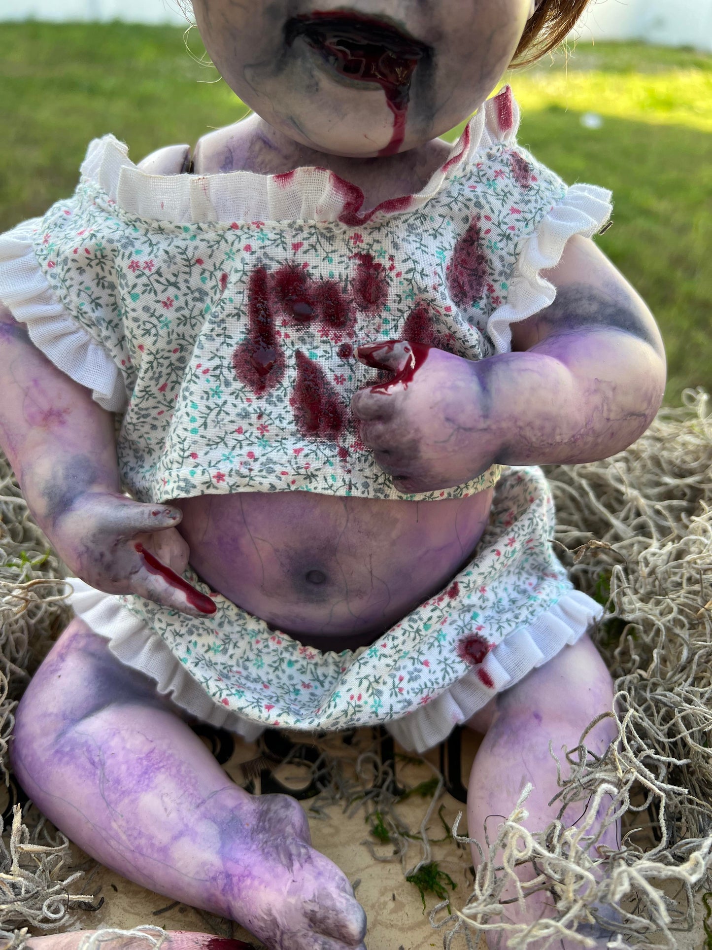 Meet Sweet Maggie 10" Vintage Zombie Baby Porcelain Haunted Scary Spirt Doll