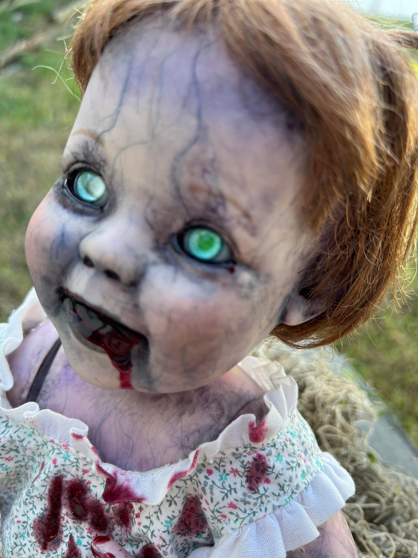 Meet Sweet Maggie 10" Vintage Zombie Baby Porcelain Haunted Scary Spirt Doll