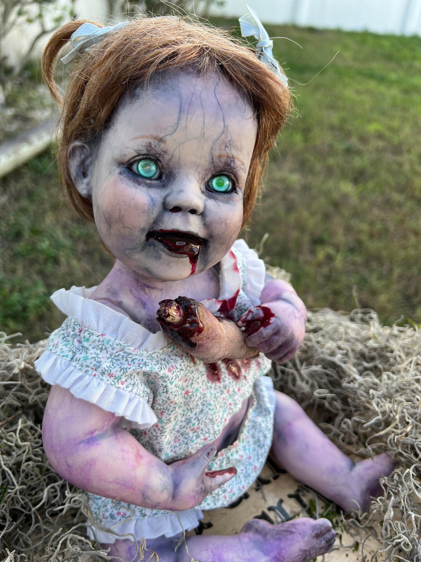 Meet Sweet Maggie 10" Vintage Zombie Baby Porcelain Haunted Scary Spirt Doll