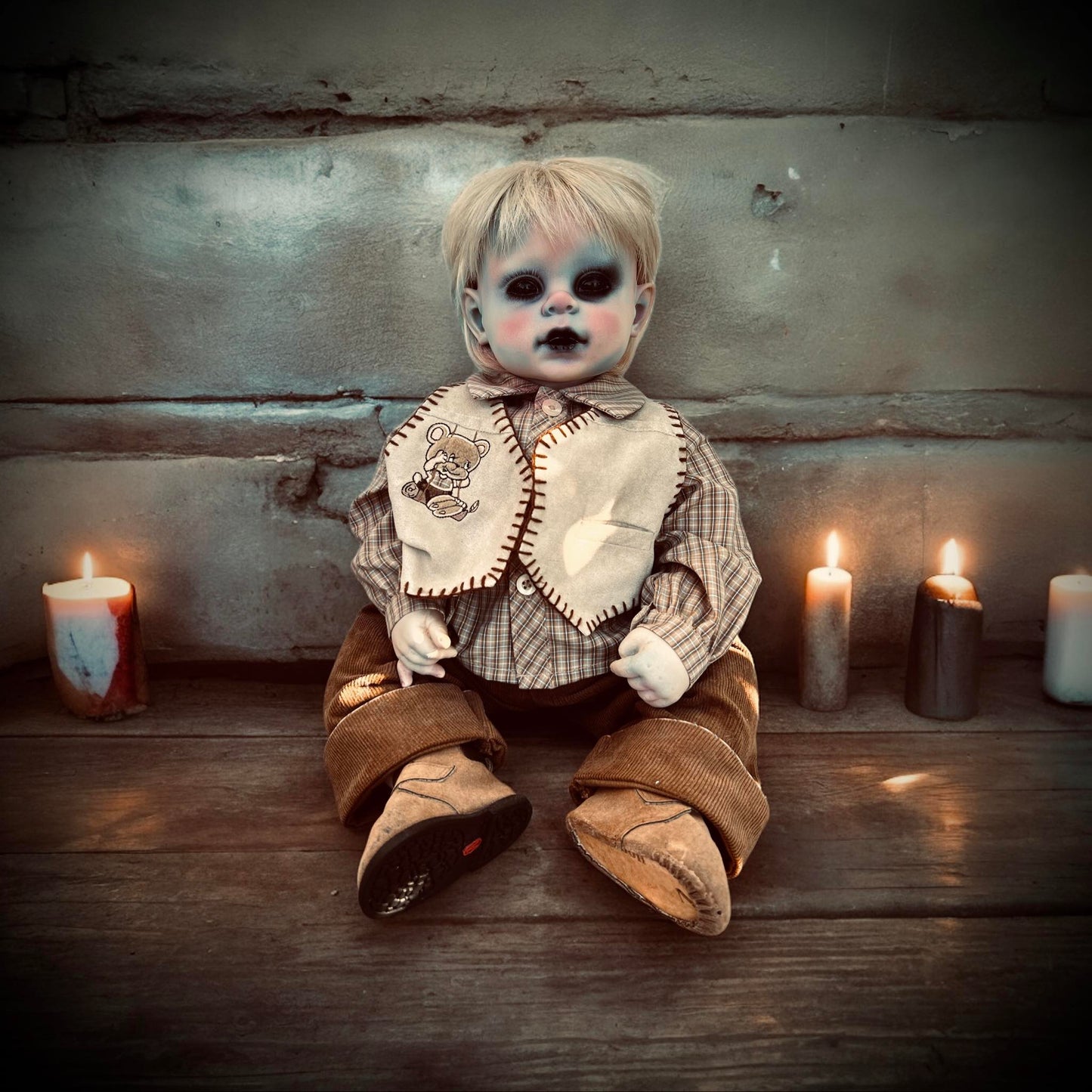 Meet Danny 20" Doll Porcelain Zombie Undead Witchy Creepy Haunted Spirit Infected Scary Spooky Possessed Positive Oddity Gift Idea