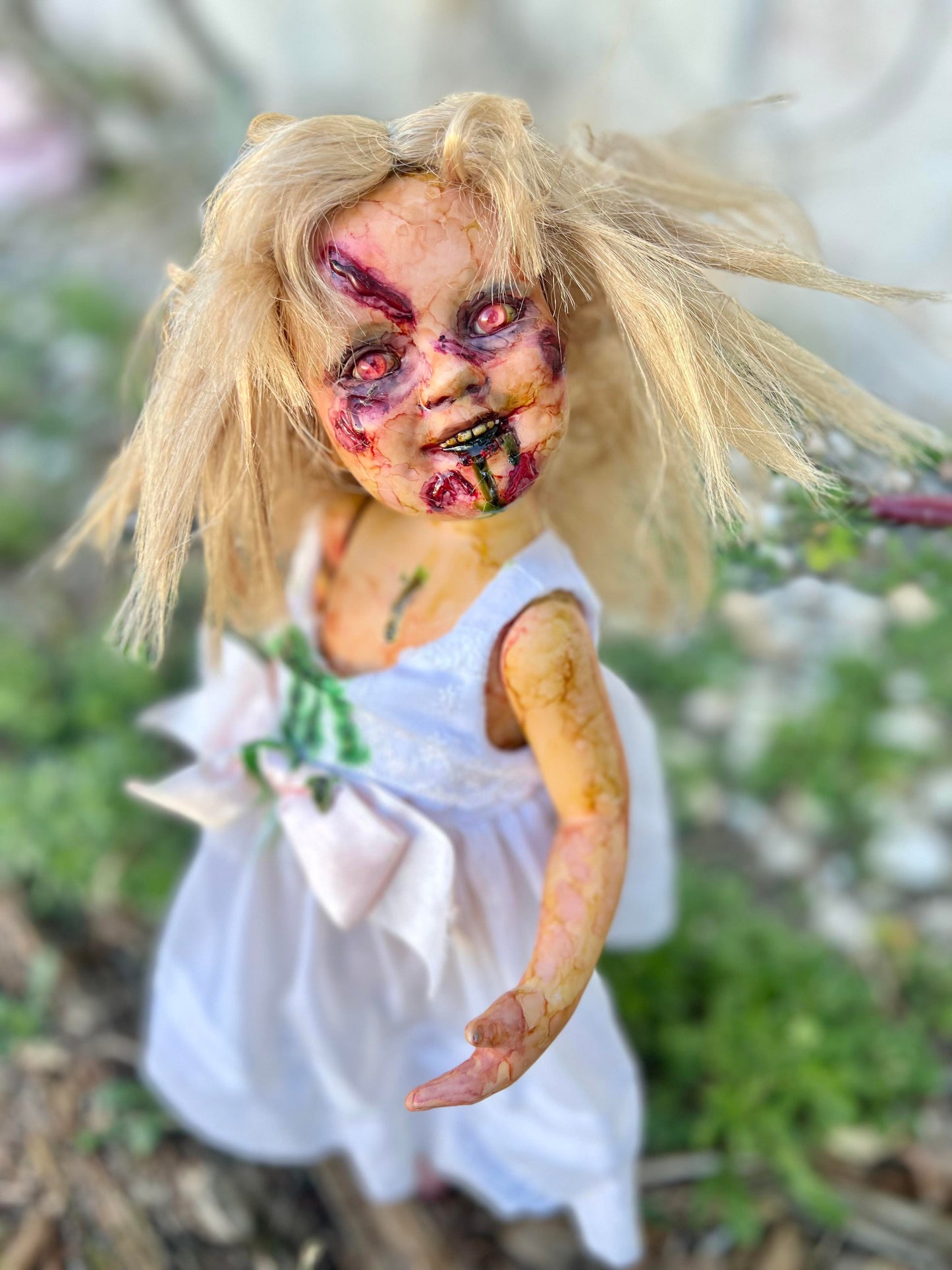 Meet Regan Blair 17" Vtg Baby Porcelain Haunted Scary Exorcist Doll