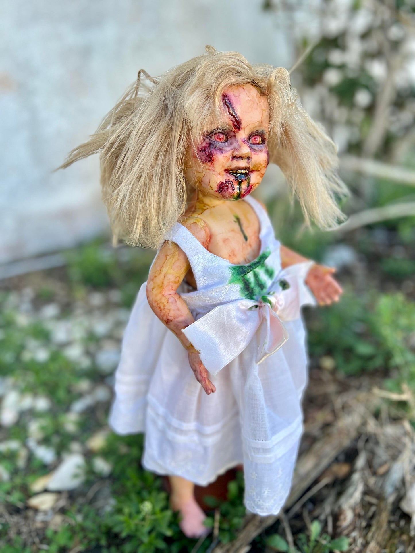 Meet Regan Blair 17" Vtg Baby Porcelain Haunted Scary Exorcist Doll